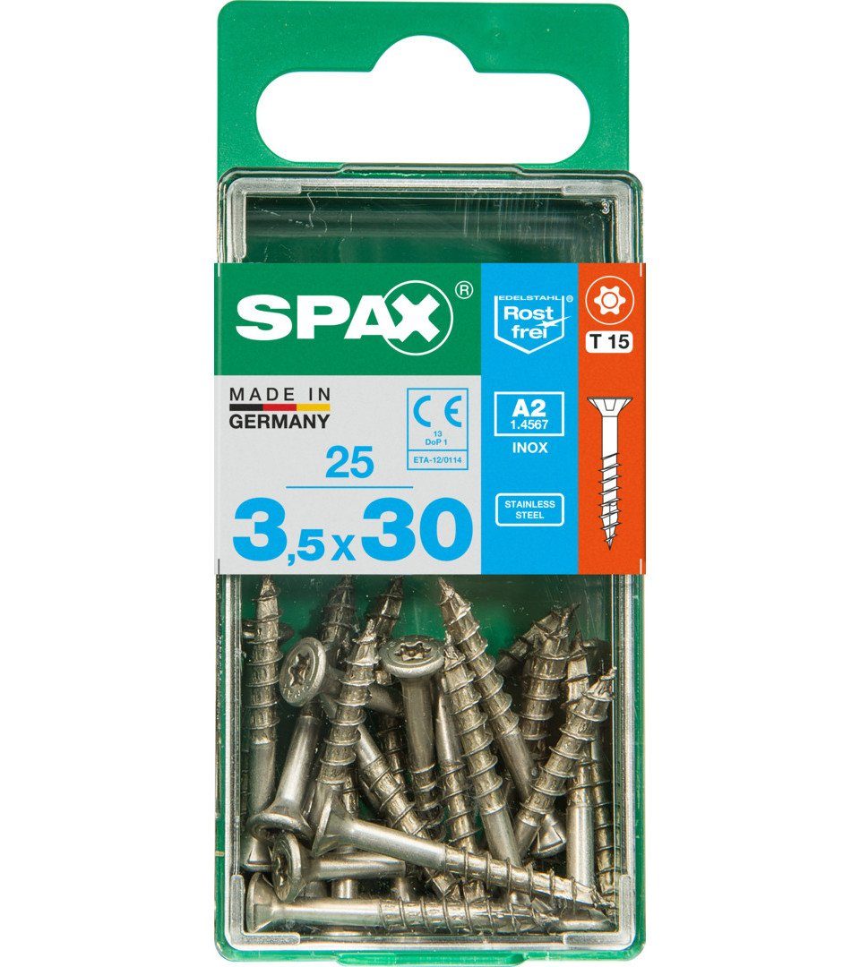 SPAX Holzbauschraube Spax Universalschrauben 3.5 x 30 mm TX 15 - 25