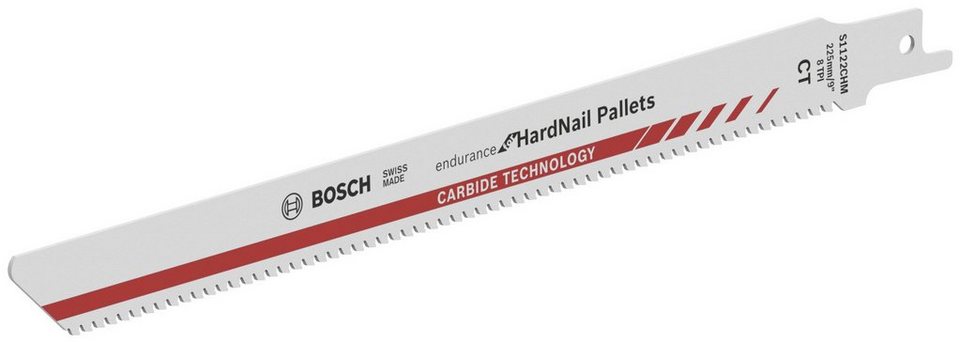 Bosch Professional Säbelsägeblatt S 1122 CHM Endurance for HardNail Pallets  (10-St)