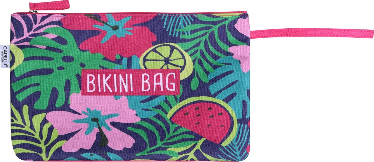 Capelli New York Strandtasche Bikini Tasche - Tropical Multicolor