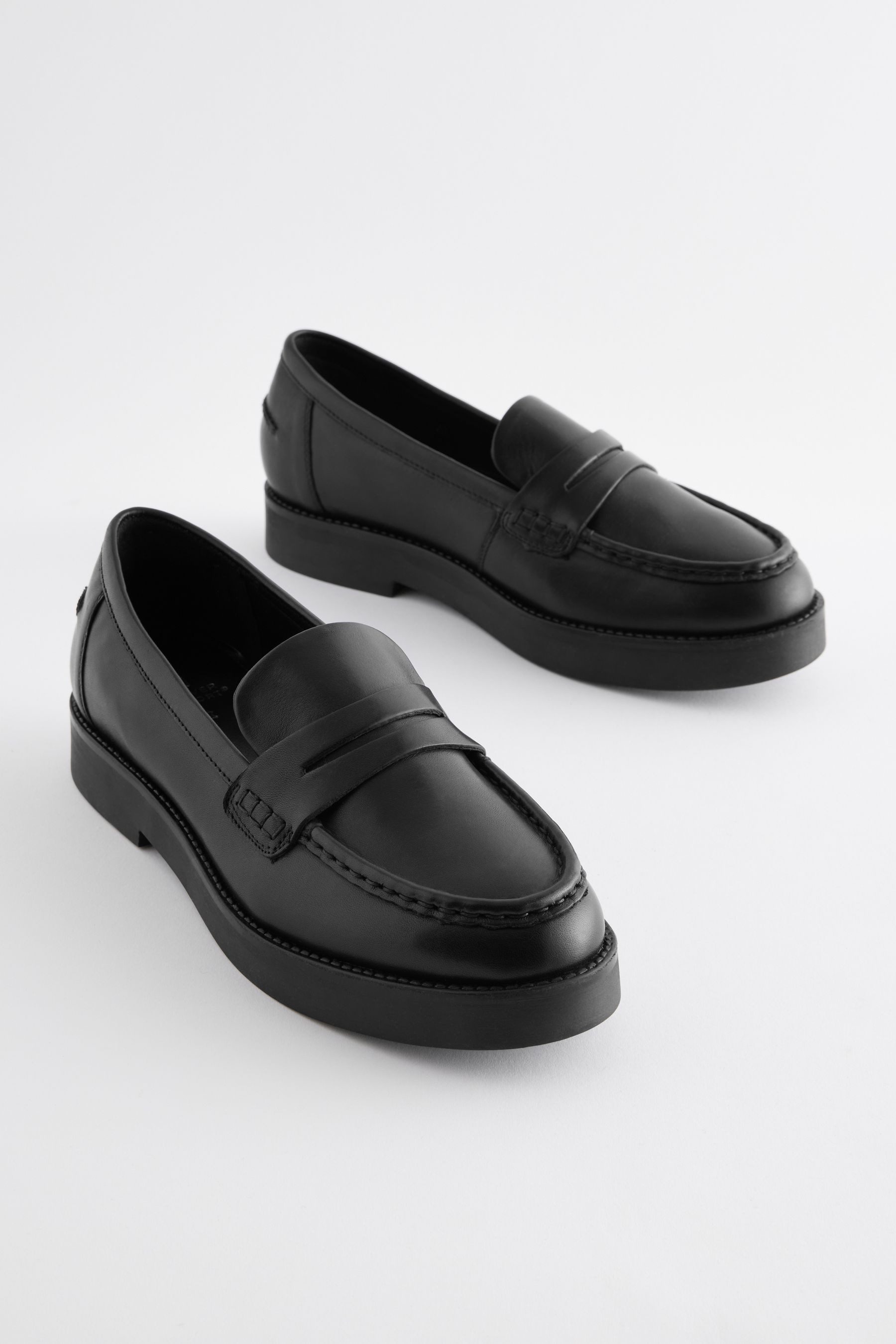 Next Forever Comfort® Derbe Leder-Loafer Loafer günstig online kaufen
