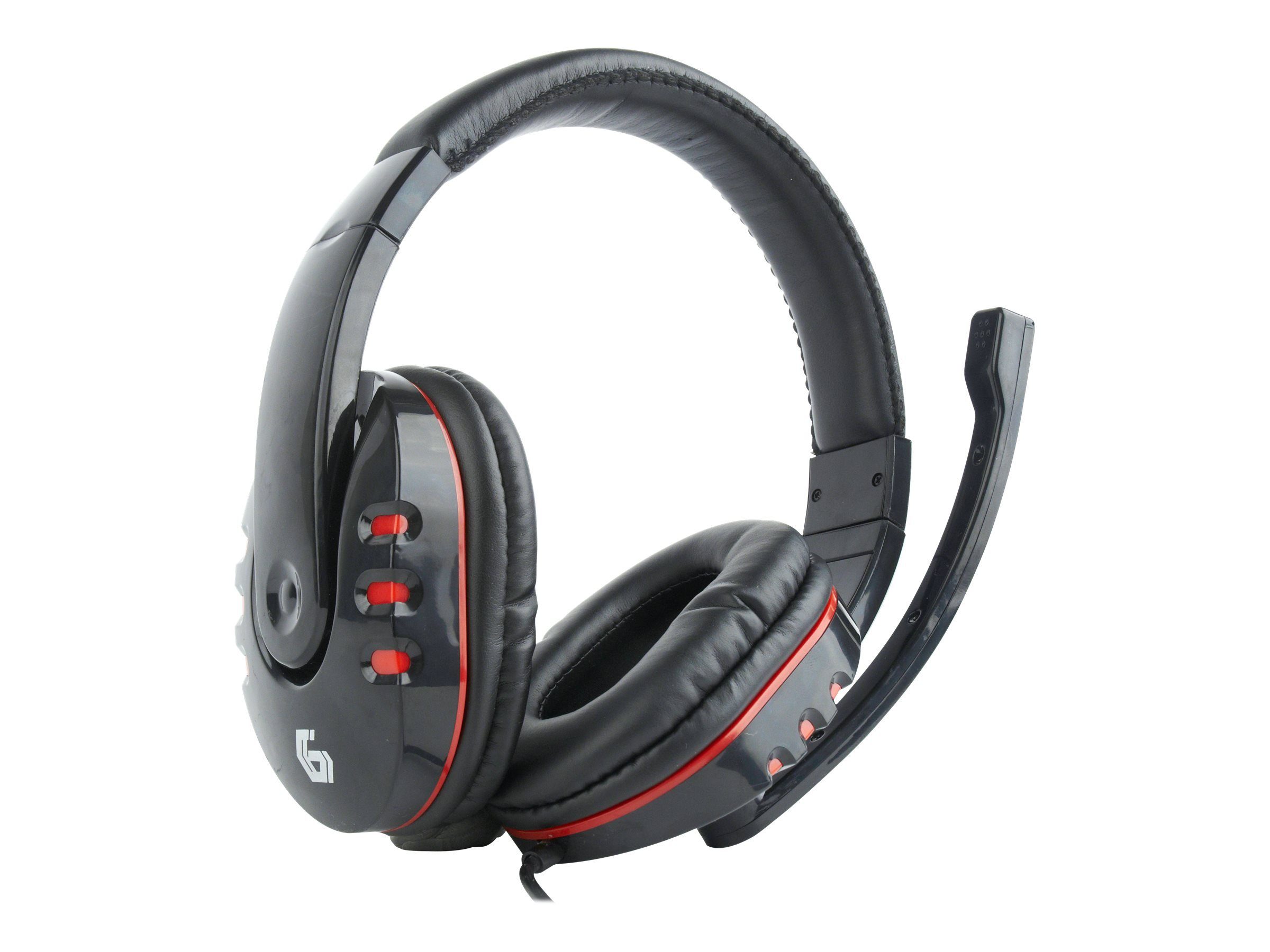 Mediarange MEDIARANGE Headset Mediarange Gaming Headset Headset, Anschluss  über zwei 3,5 mm Klinkenstecker | Kopfhörer