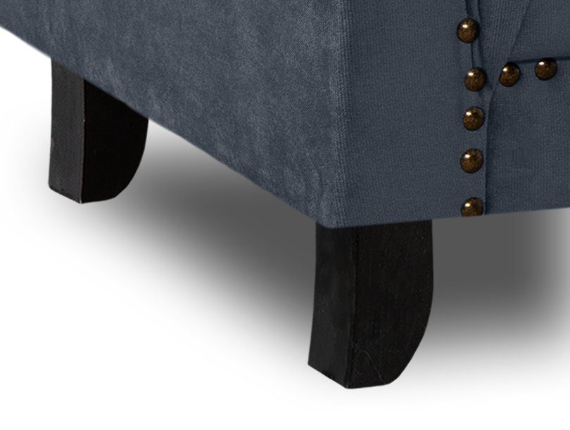 2-Sitzer Design Leonique Nietenbesatz Chesterfield Knopfheftung und Lynelle, typischer mit