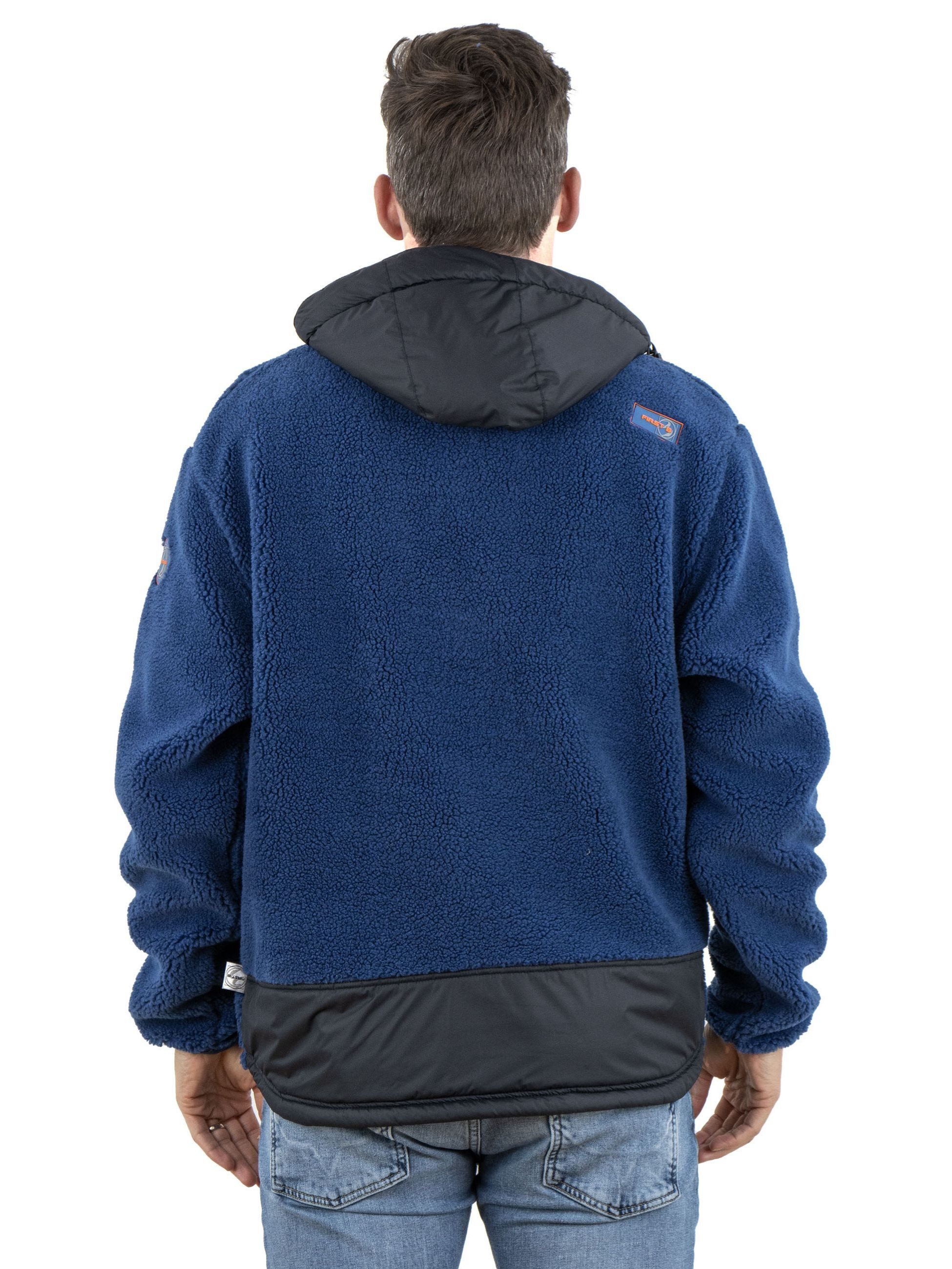 FirstB Fleecepullover Herren Sherpafleece Troyer Arnd günstig online kaufen