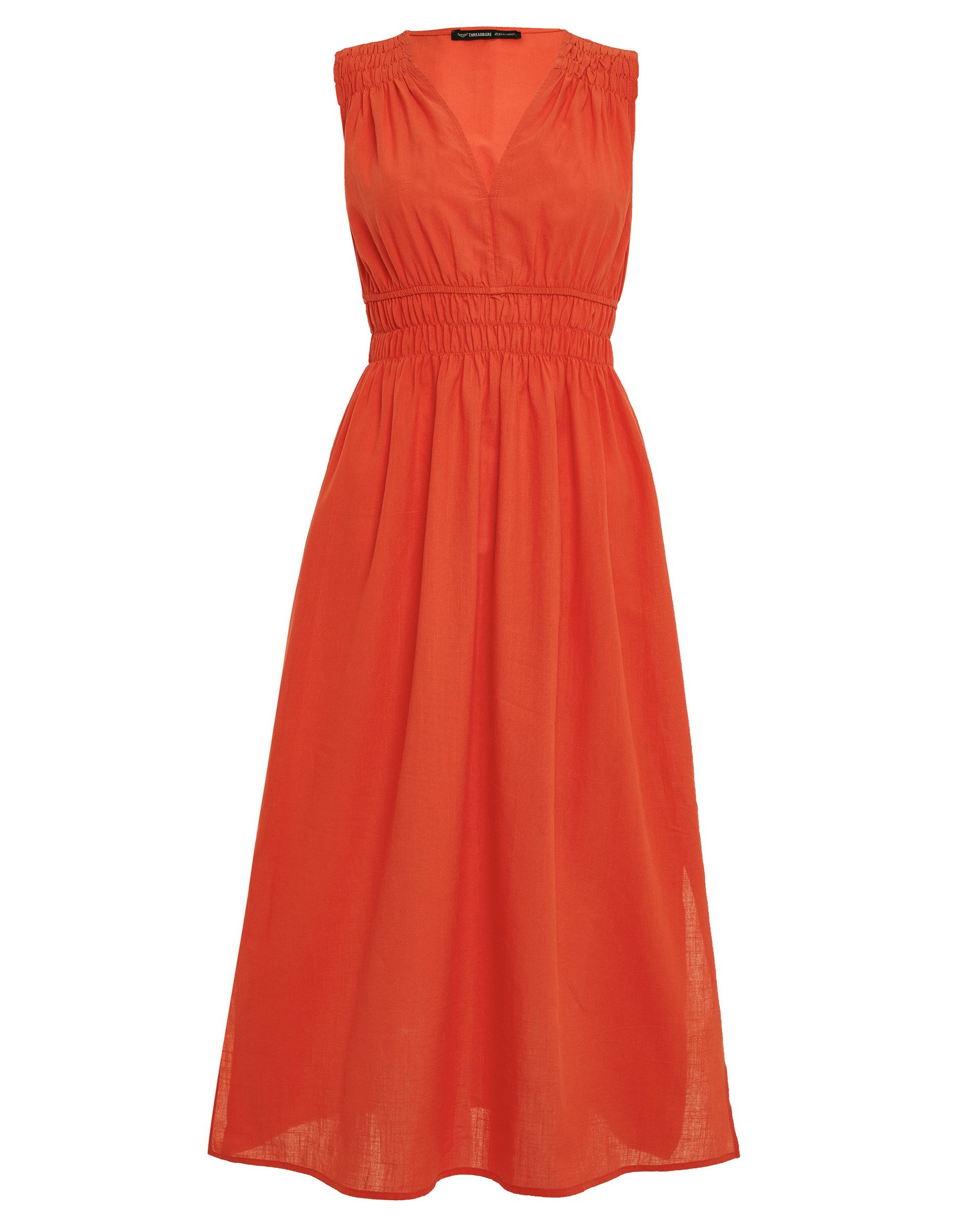 Threadbare Sommerkleid THB Peppercorn Linen Waisted günstig online kaufen