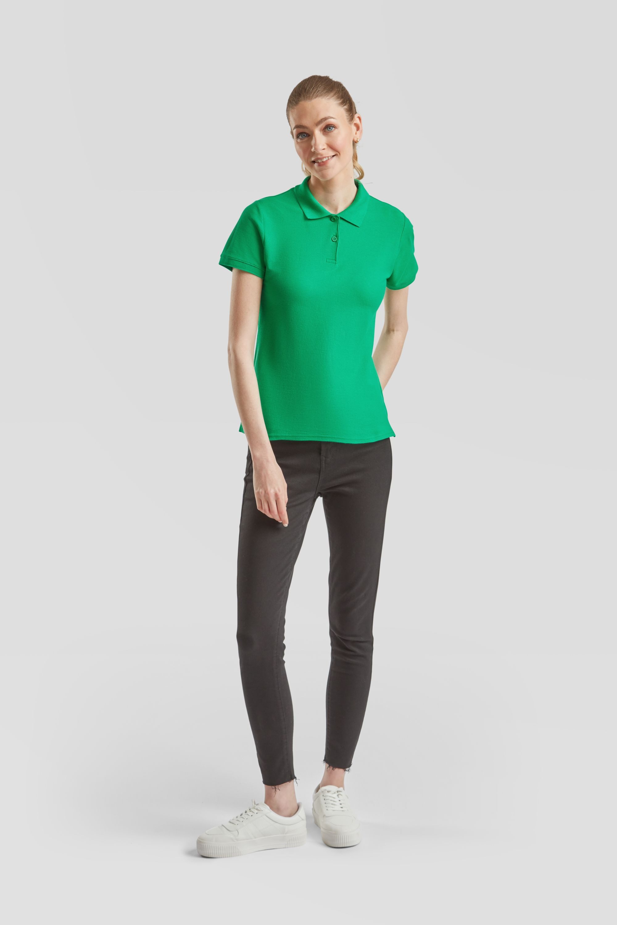 Fruit of the Loom Poloshirt Fruit of the Loom Premium Polo Lady-Fit