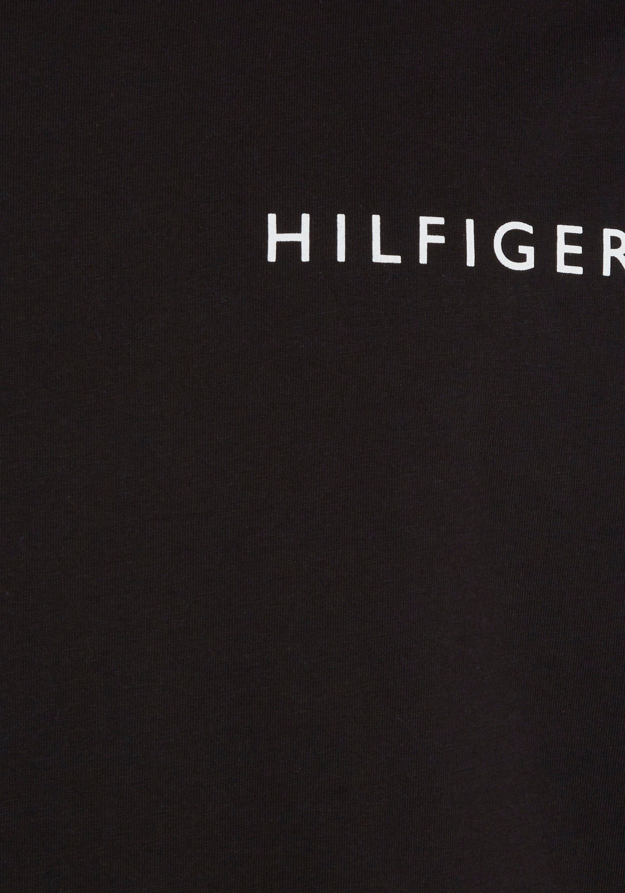 POP Black Hilfiger im Tommy Basic-Style COLOR Rundhalsshirt