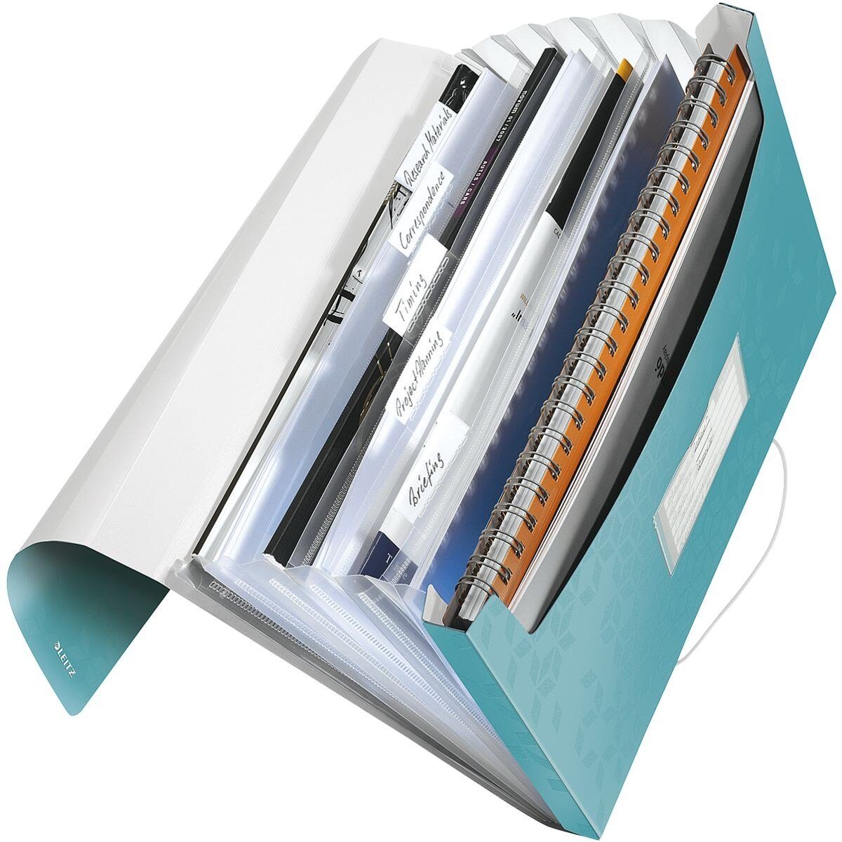 LEITZ Fächermappe WOW 4589, 6 Fächer günstig online kaufen