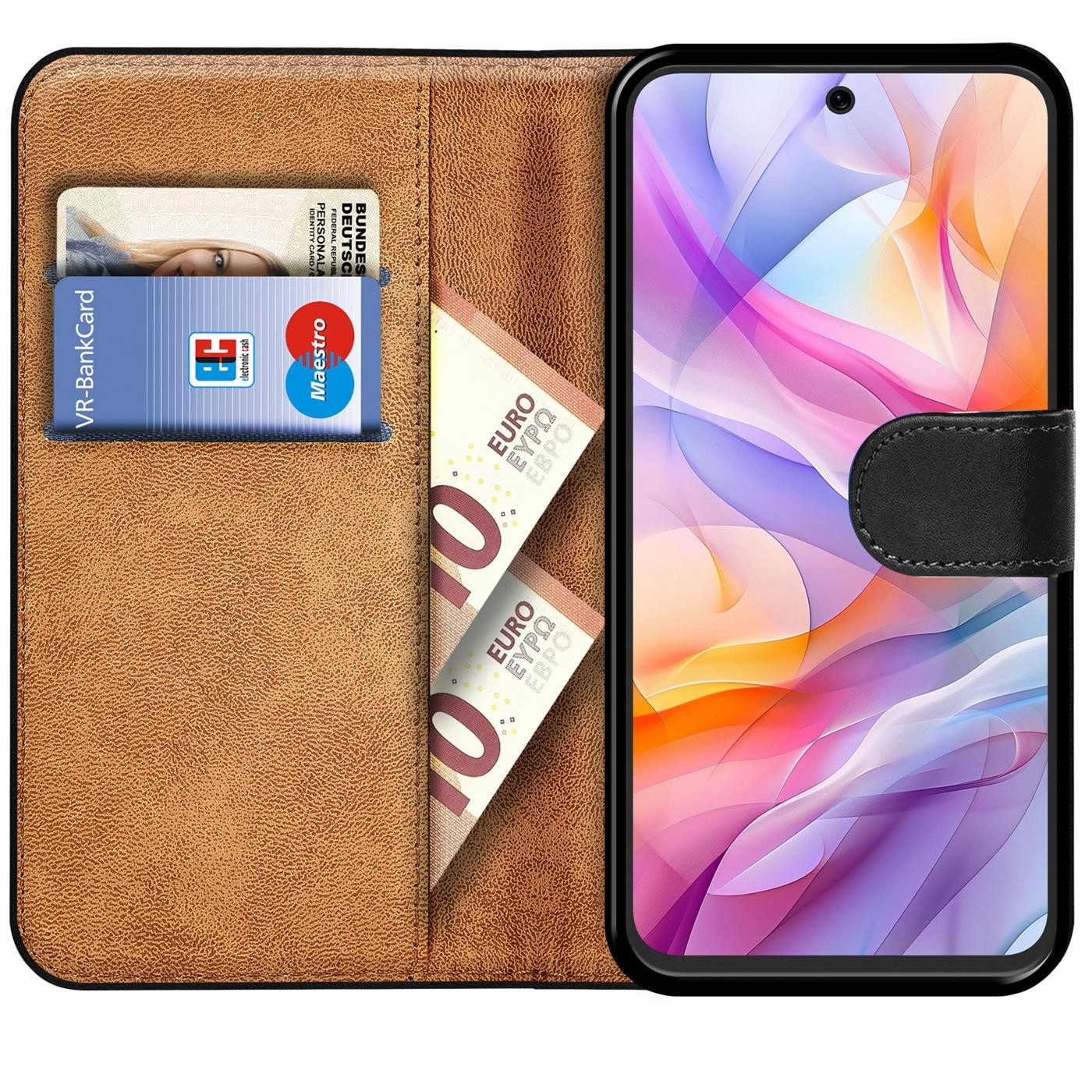 CoolGadget Handyhülle Book Case Handy Tasche für ZTE Blade V70 Vita 6,7 Zoll, Hülle Klapphülle Flip Cover für ZTE V70 Vita Schutzhülle stoßfest – Bild 2 von 5
