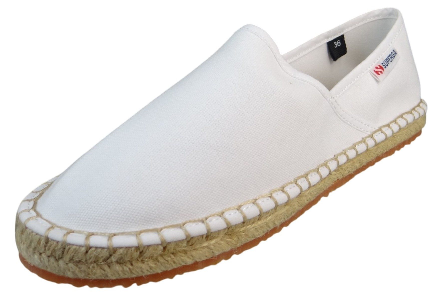 Superga S2135WW AJE White Natural Pantolette
