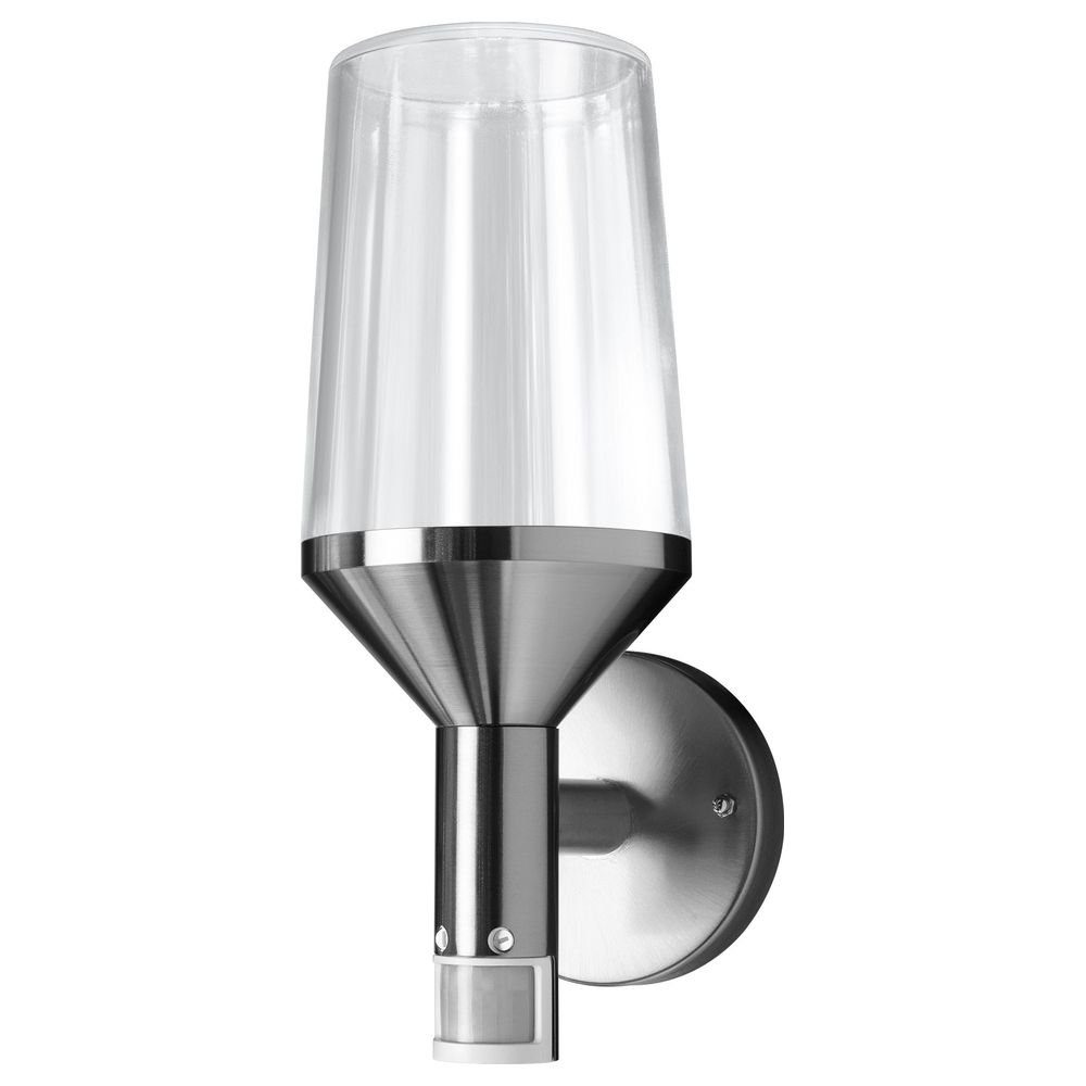 Endura Transparent IP44 warmweiss, 305mm, Ledvance Leuchtmittel Outdoor-Leuchte Angabe, enthalten: Wandleuchte Nein, keine Aussenwandleuchte, in und E27 Aussenlampe, Deckenleuchte Silber