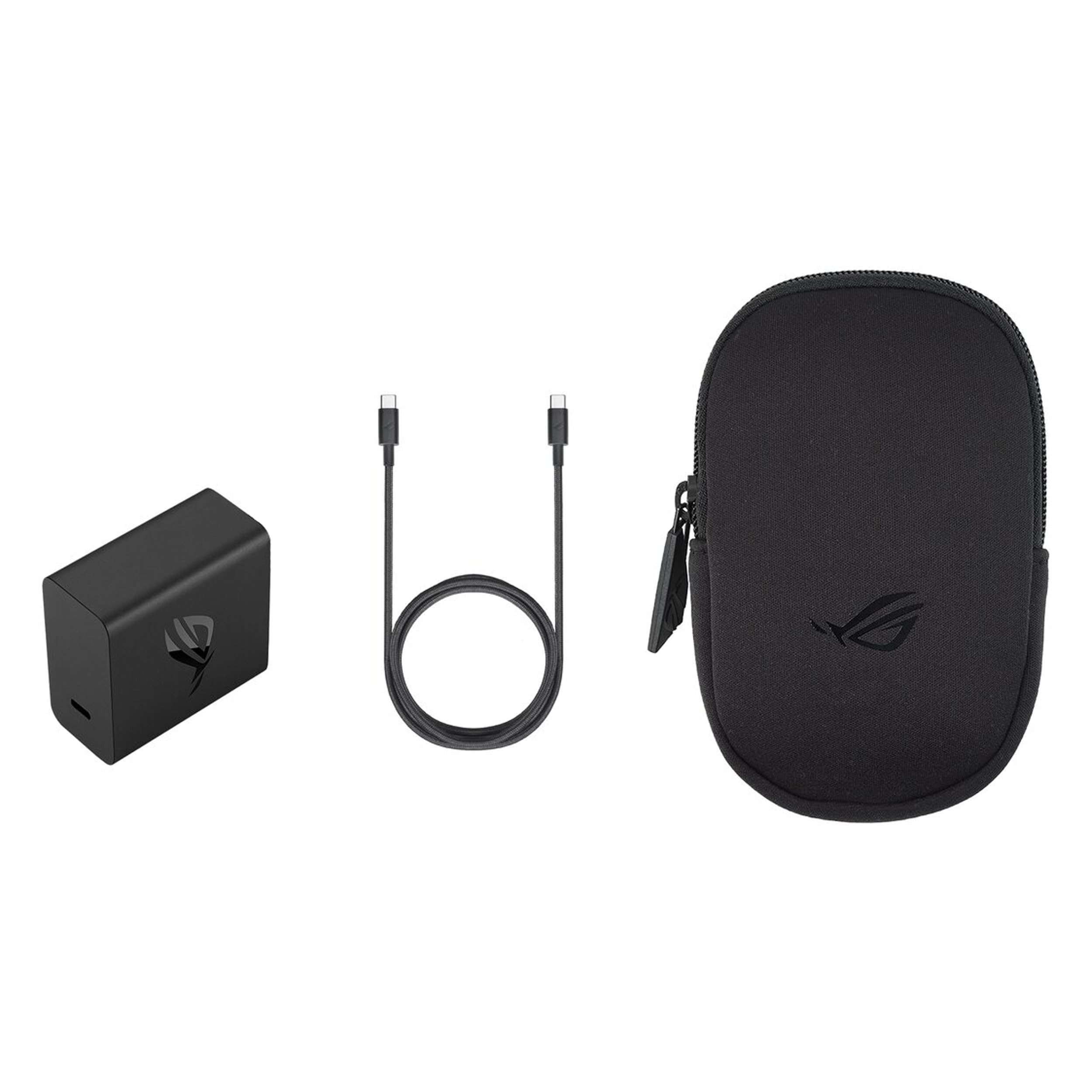 Asus ROG 65W Adapter Netzteil (Kompakter 65W USB-C Adapter mit Sicherheitsfeatures)