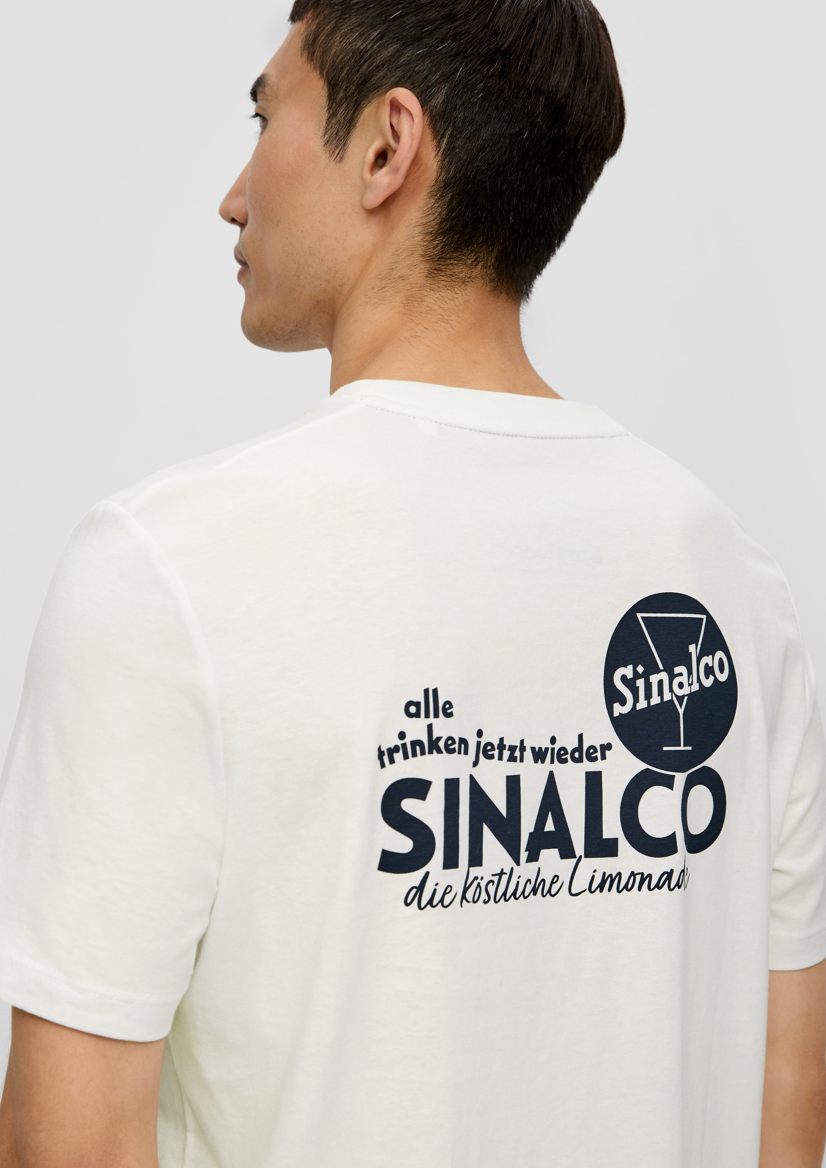 s.Oliver Kurzarmshirt Baumwoll-T-Shirt mit Crew Neck günstig online kaufen
