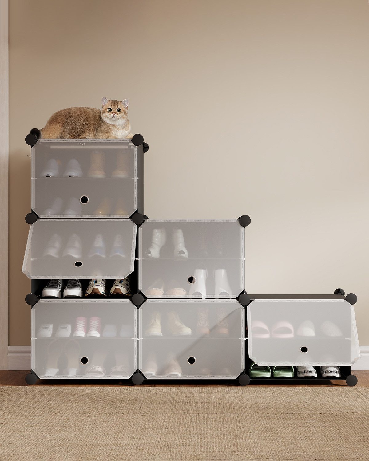 Sekey Schuhregal Schuhregal Schuhschrank Schuh-Organizer Stecksystem günstig online kaufen