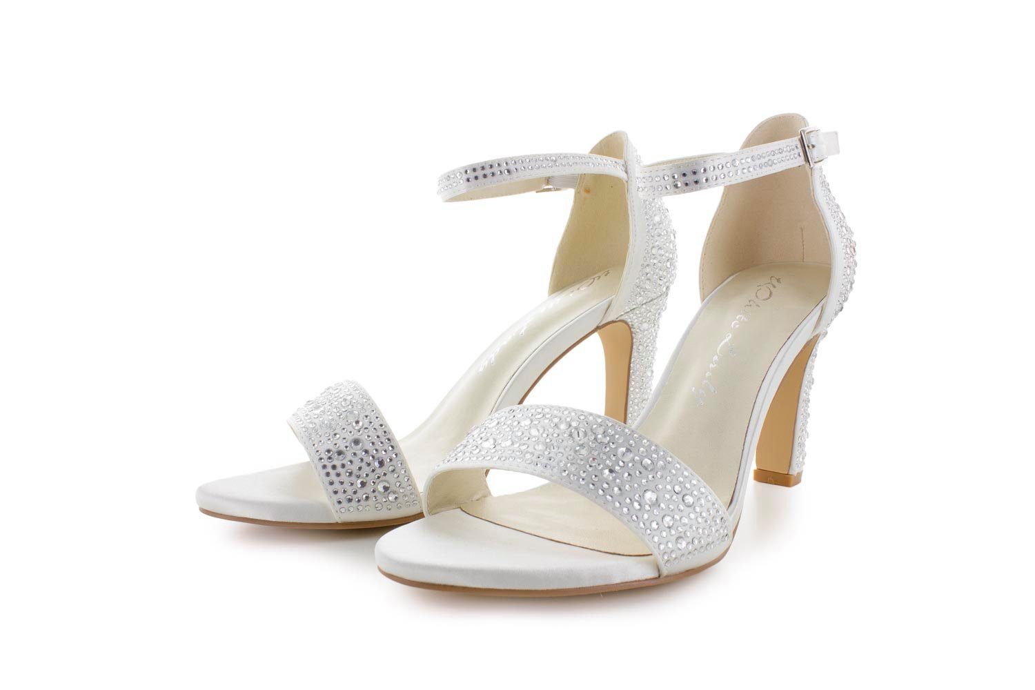 White Lady 862 zirkonia Satin-Strass Sandalette – Bild 4 von 4