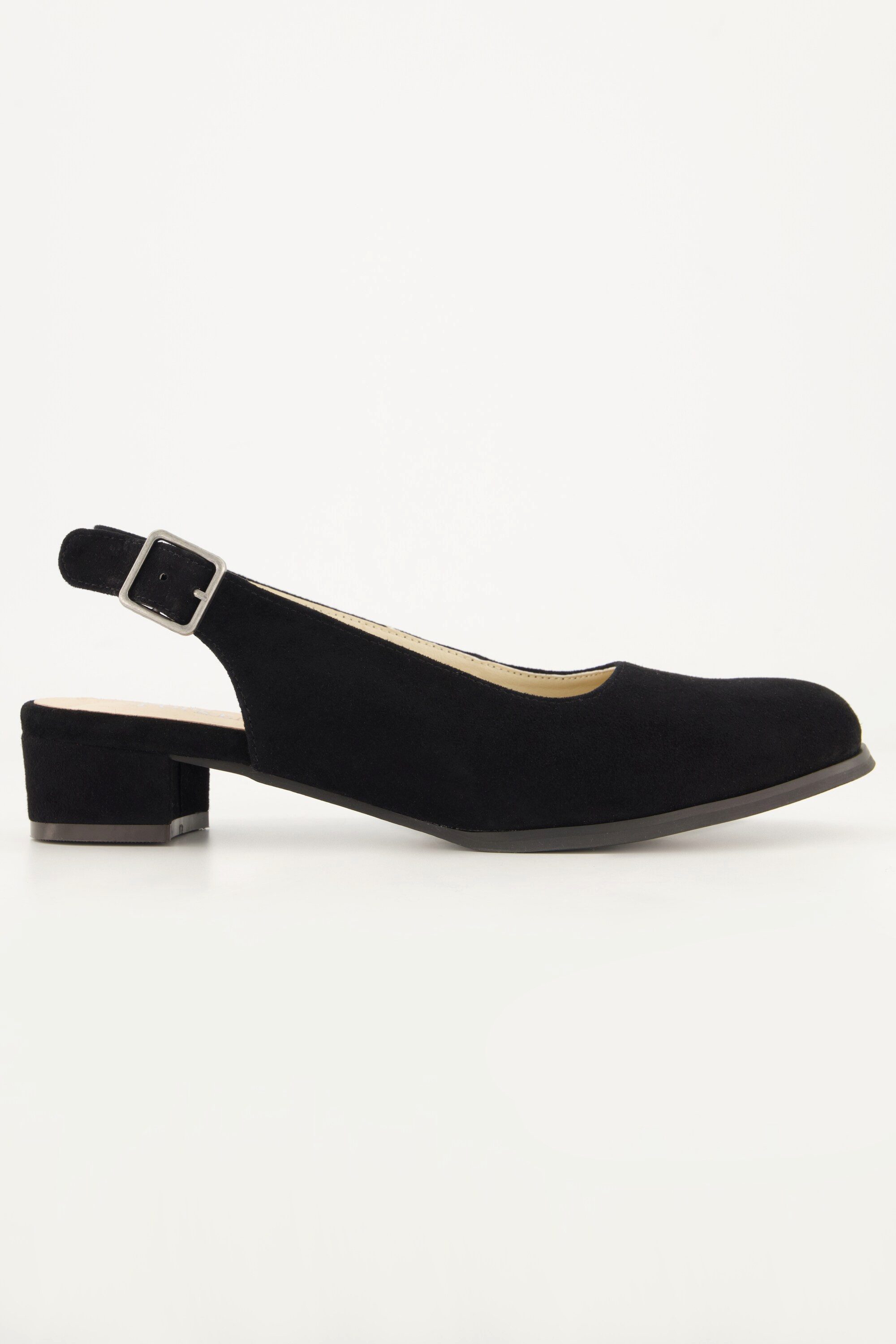 Ulla Popken Lederpumps Veloursleder Zierspange Weite günstig online kaufen