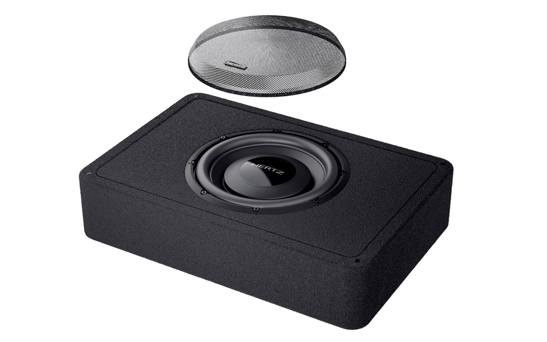 Hertz MPBX 300 S2 Ultraflacher, abgedichteter 30cm Gehäuse Auto-Subwoofer (500 W, max.: W 30 cm)