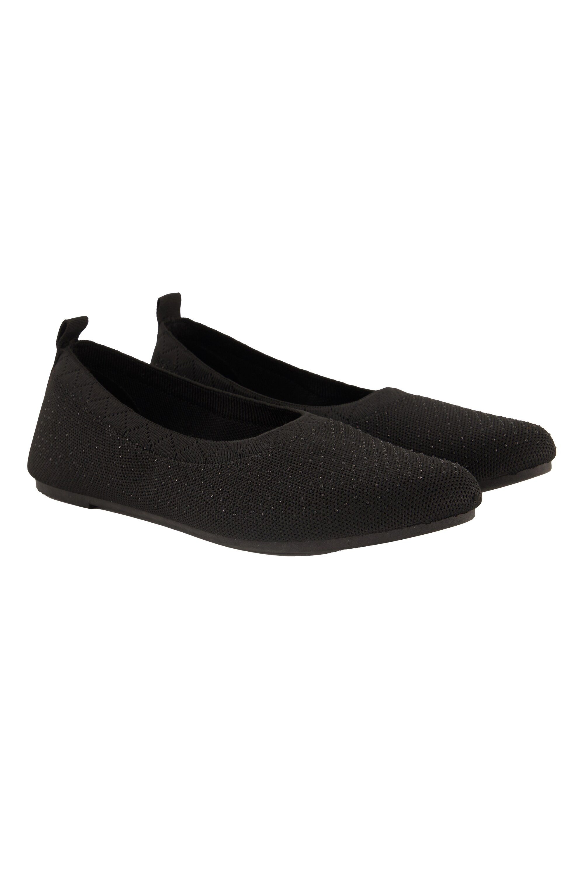 Ulla Popken Strick-Ballerinas Ziersteine Wechselfußbett Ballerina günstig online kaufen