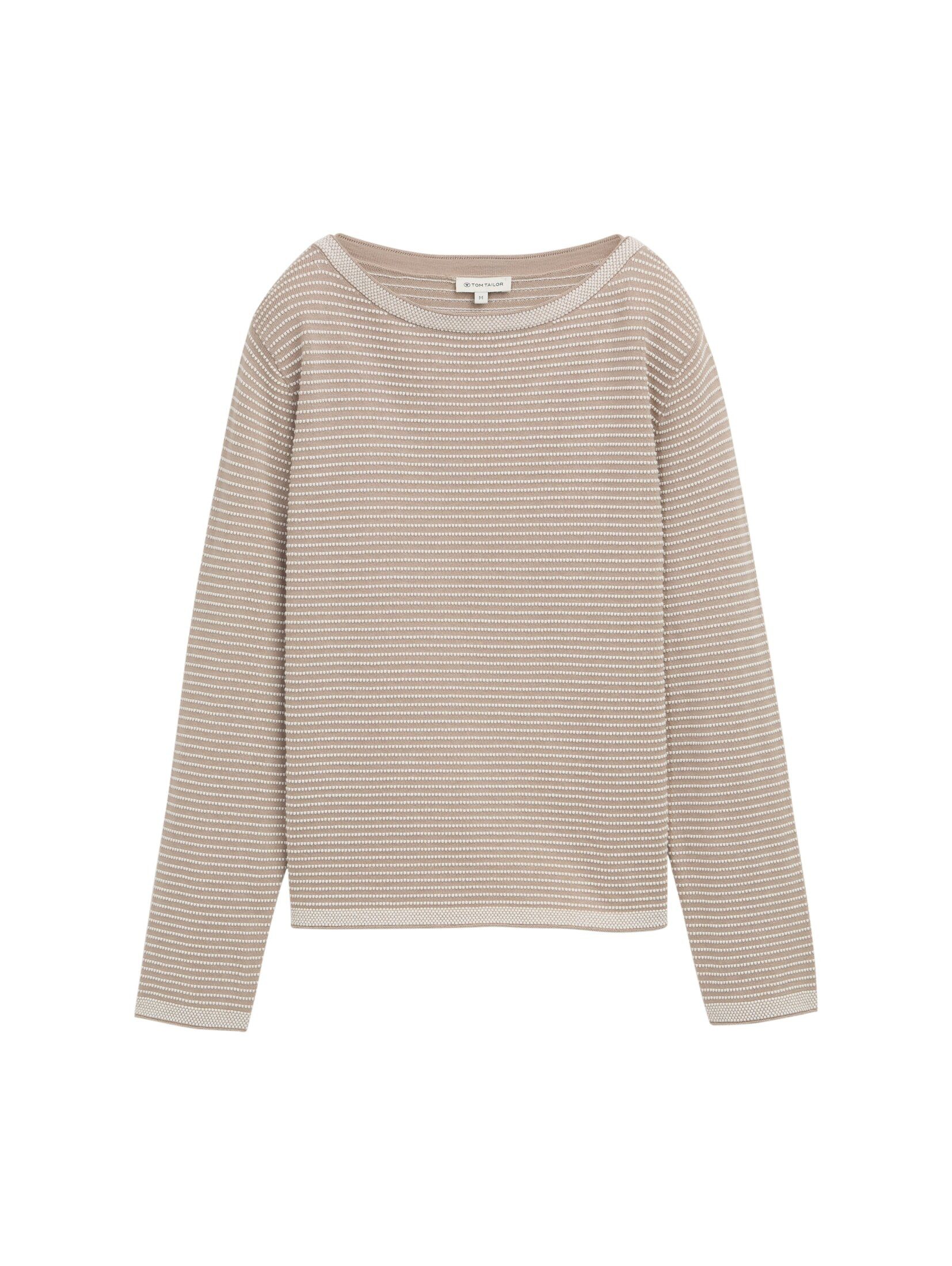 TOM TAILOR Strickpullover Strickpullover mit U-Boot-Ausschnitt günstig online kaufen
