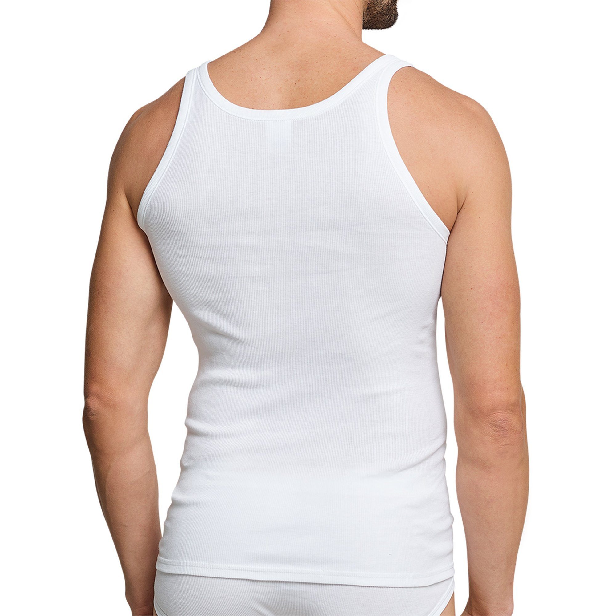 Schiesser Unterhemd Herren Unterhemd 4er Pack Baumwolle (Packung, 4er Pack) günstig online kaufen