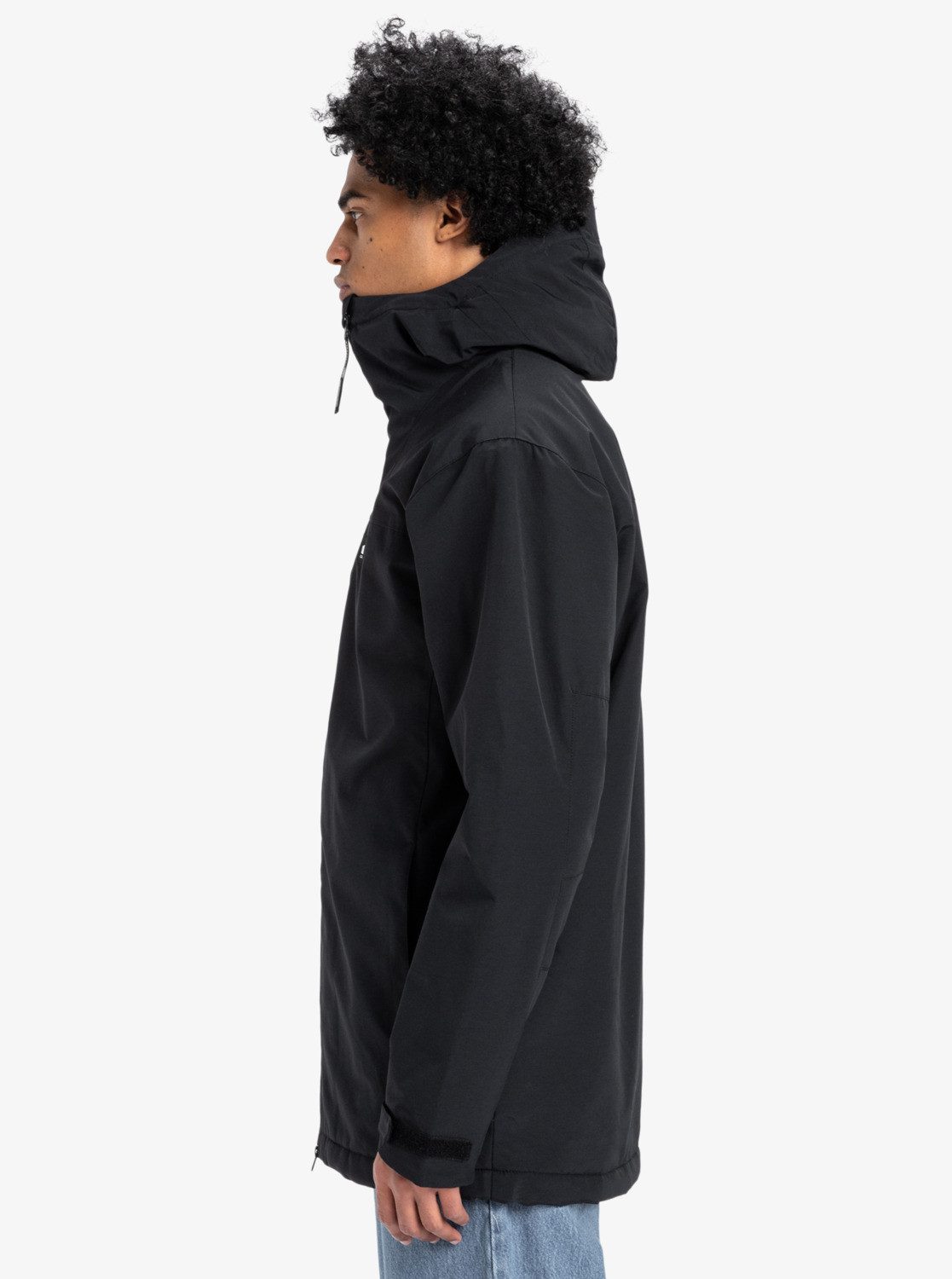Quiksilver Langmantel OVERCAST 3K PARKA wasserabweisendes Material, atmungsaktiv, aus Baumwolle und Nylon