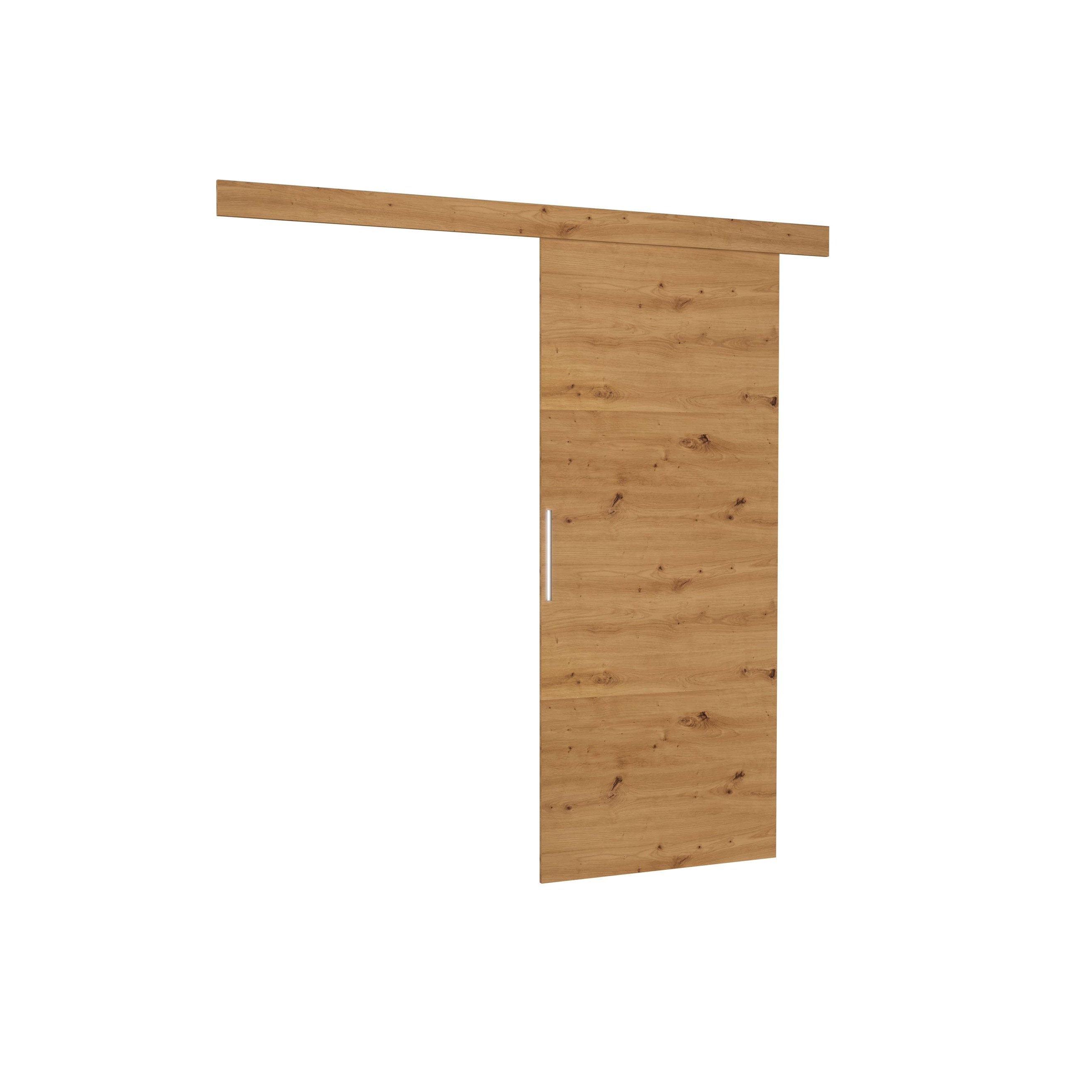 MOEBLO Schiebetür Danilo (moderne Wand-Schiebetür aus 16 mm Laminat, leises Schiebesystem, optional mit Soft-Close Funktion, universal montierbar, Schiebetüren  – Bild 2 von 4