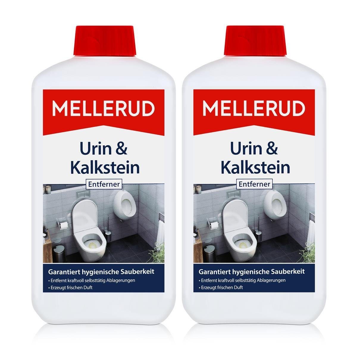 2x Mellerud Urin und Kalkstein Entferner 1L Spezialwaschmittel