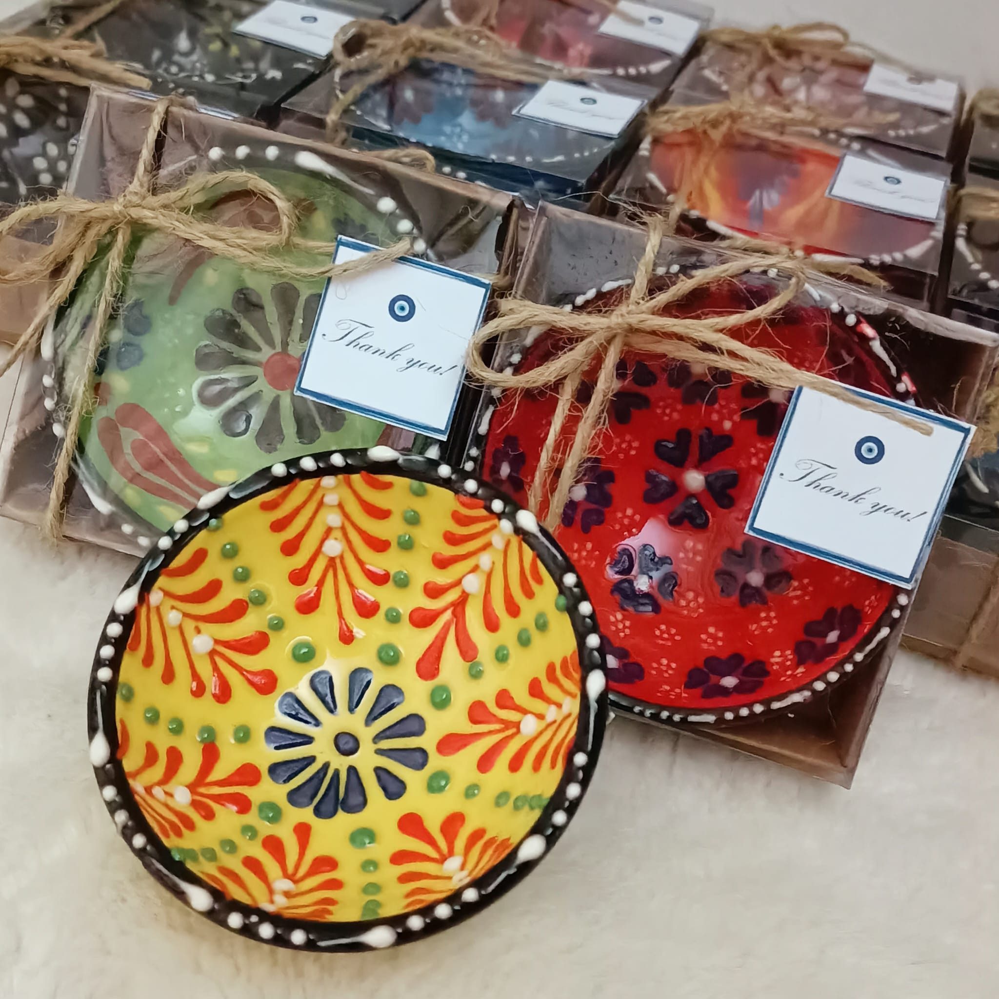 inovesis Dekoschale Handgefertigte Geschenkboxen – 24er & 12er Sets (12 St., Vielseitig einsetzbar – Für Weihnachten, Ostern, Baby Shower & mehr), Perfekt als Gastgeschenk oder für besondere Anlässe