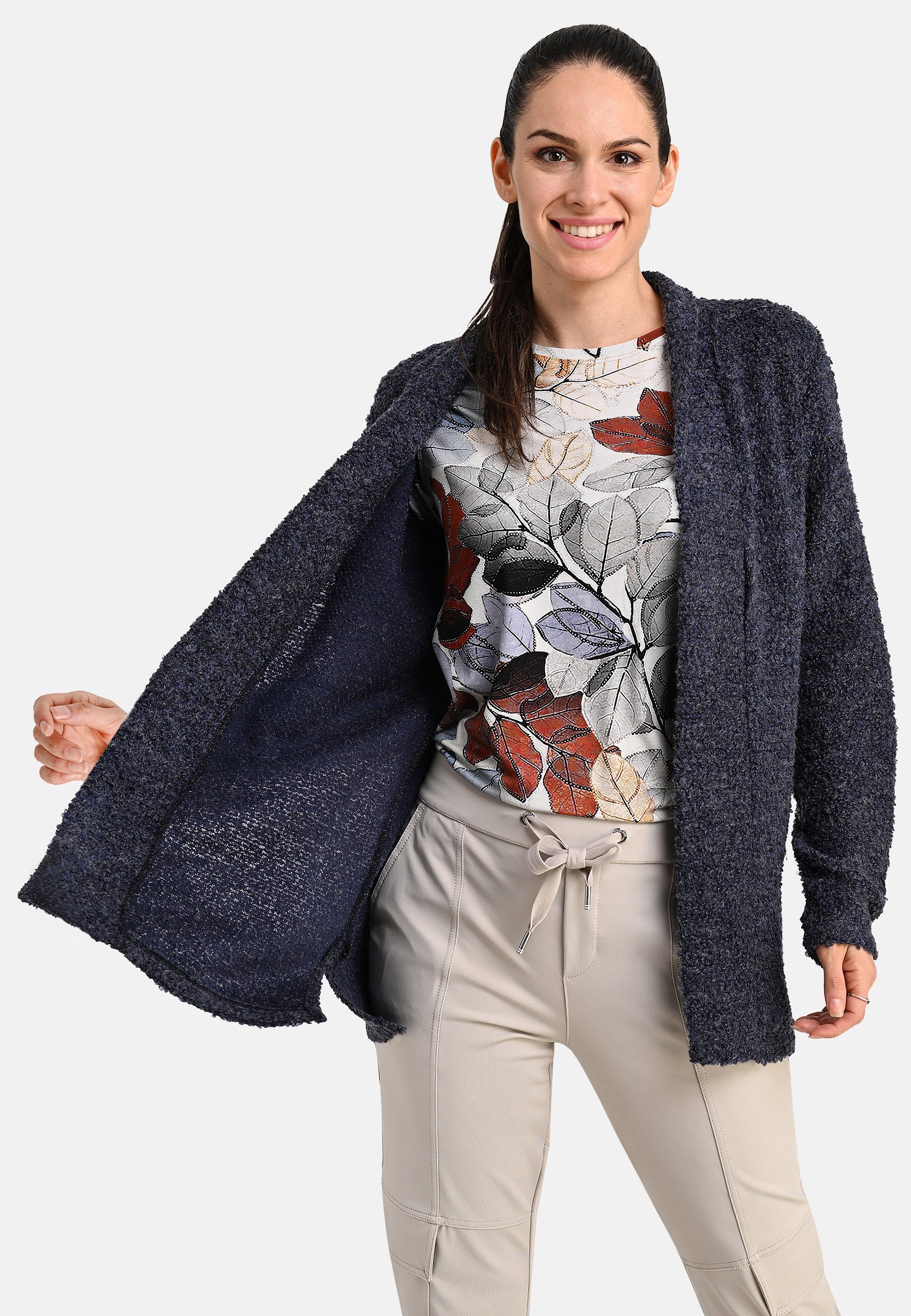 BICALLA Cardigan - Long Cardigan (1-tlg) 10/blue