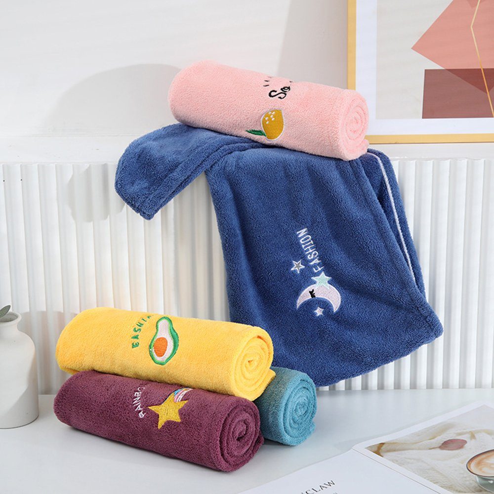 Coonoor Turban-Handtuch Turban Handtuch mit Knopf, (2-St) günstig online kaufen