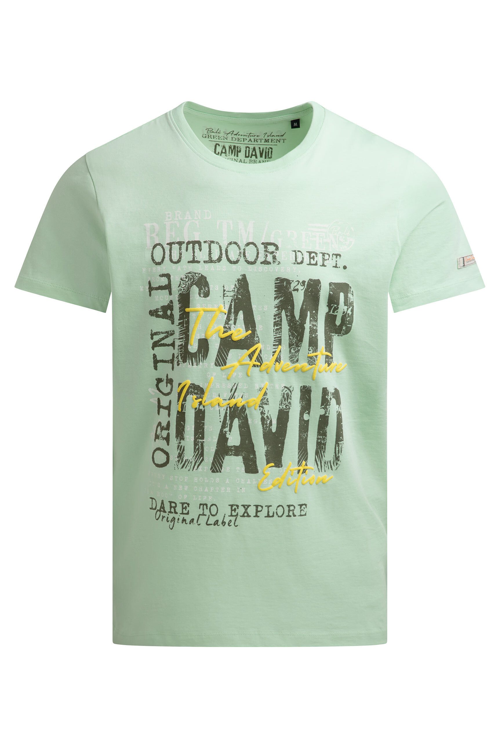 CAMP DAVID Rundhalsshirt mit Necktape
