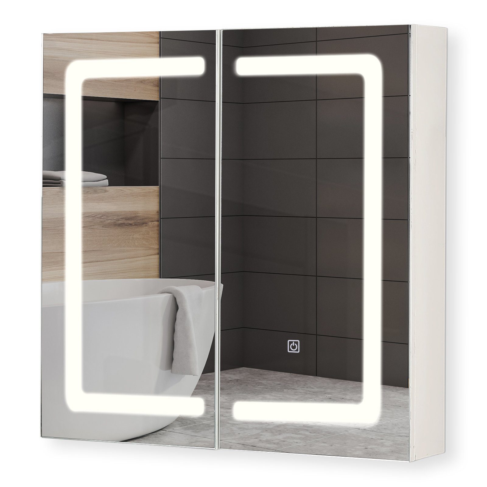 Aquamarin Spiegelschrank Aquamarin® Spiegelschrank mit LED günstig online kaufen