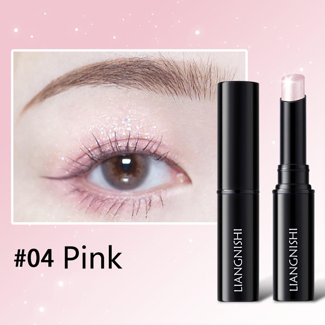 DEBAIJIA Lidschatten Lidschattenstift, Langanhaltend schimmernd für schnelle Augenlooks