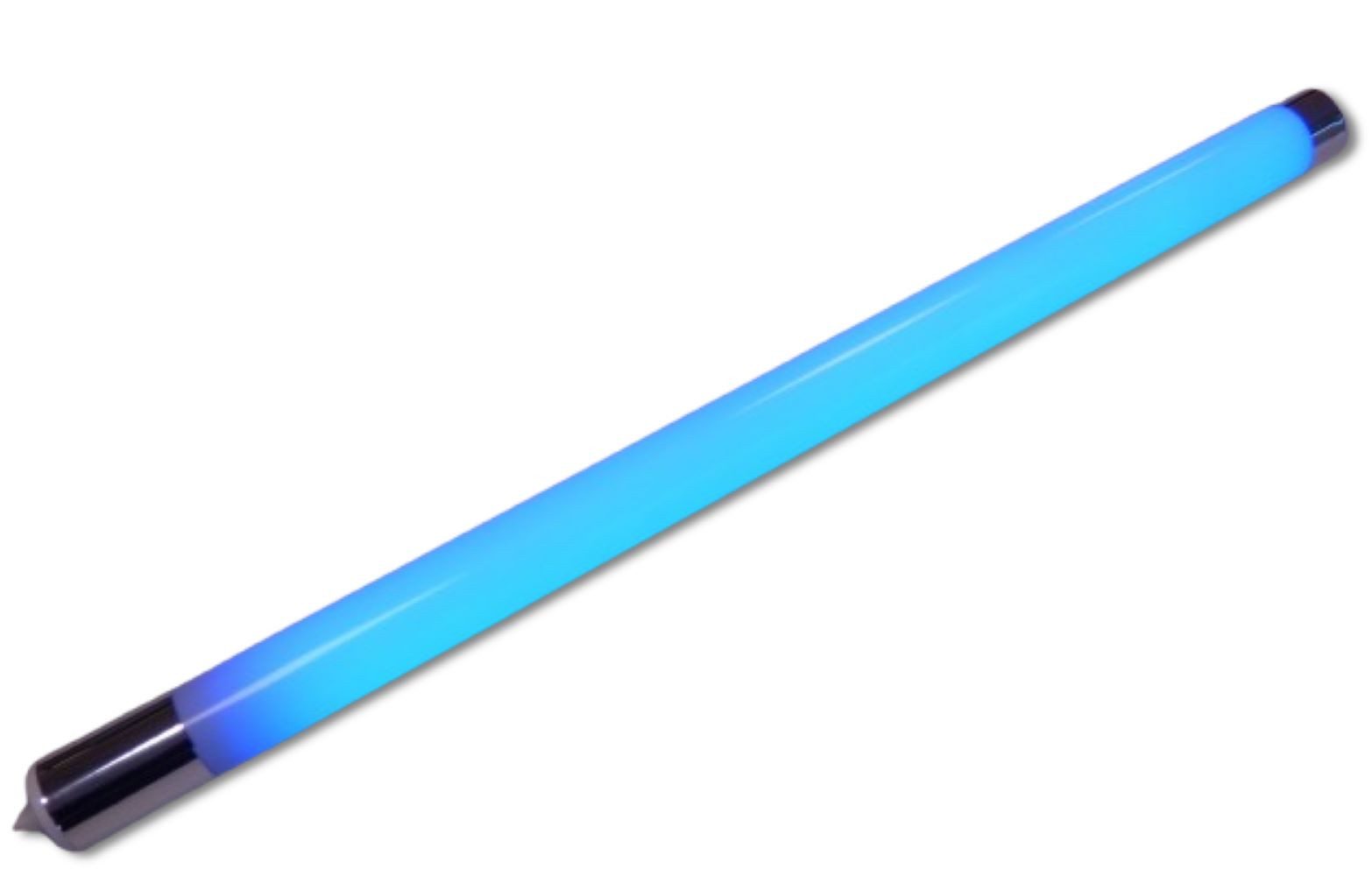 XENON LED Wandleuchte 5010 LED Leuchtstab matt 10 Watt blau Vision 63 cm IP20 weißes Kabel, LED Röhre, Xenon Blau