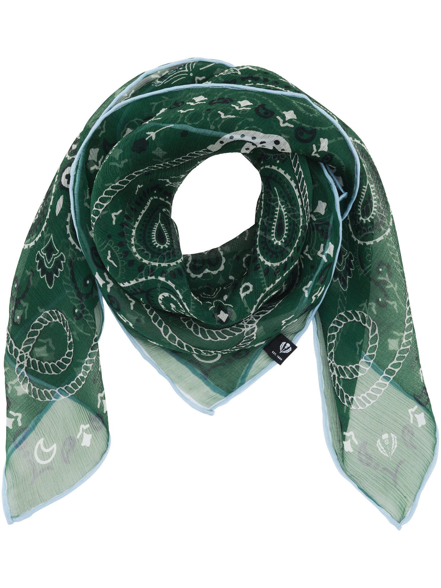 Fraas Nickituch Seidentuch mit Paisley- und Hufeisen-Design, (1)