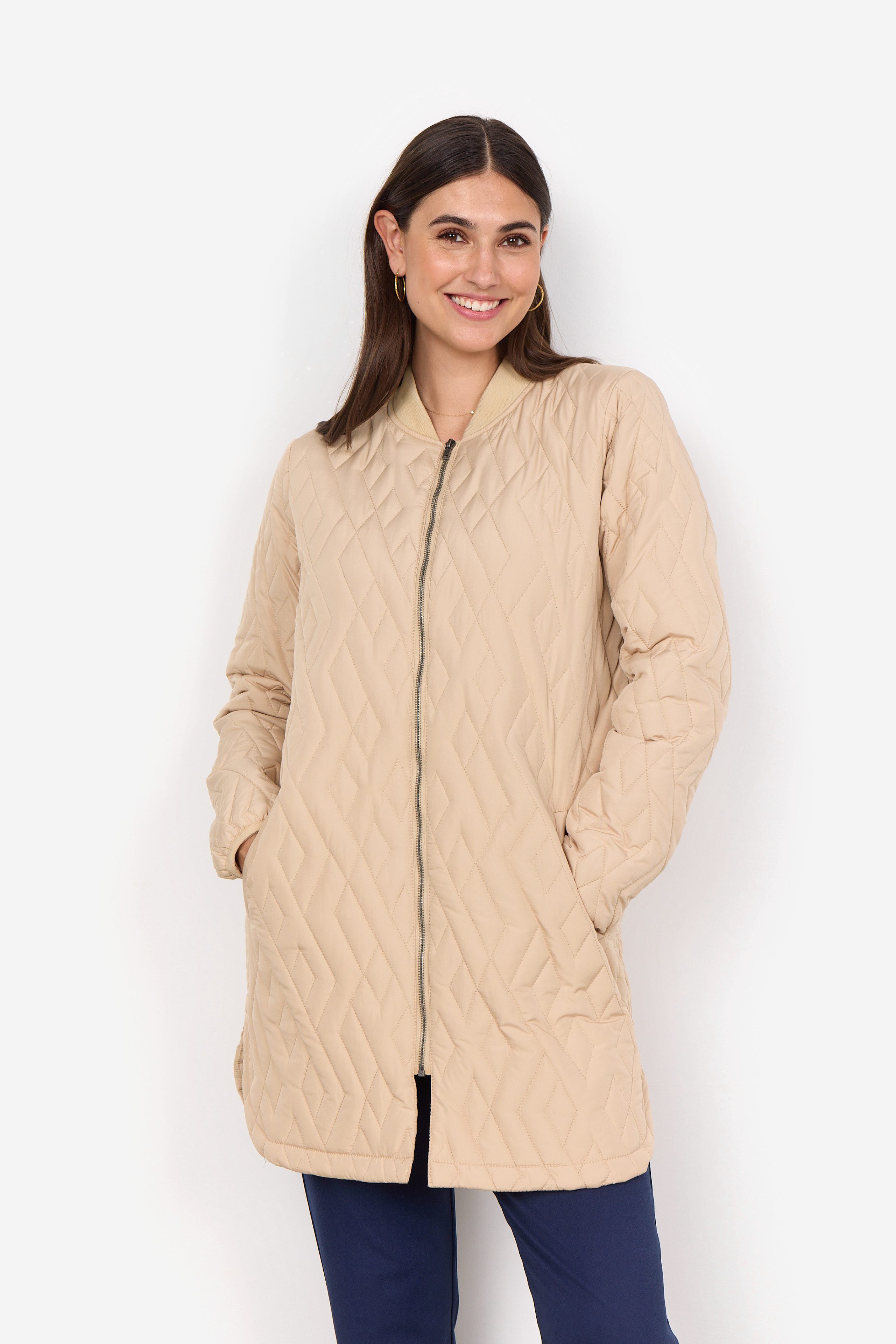Outdoorjacke Soyaconcept Steppjacke SC-Fenya in Sand