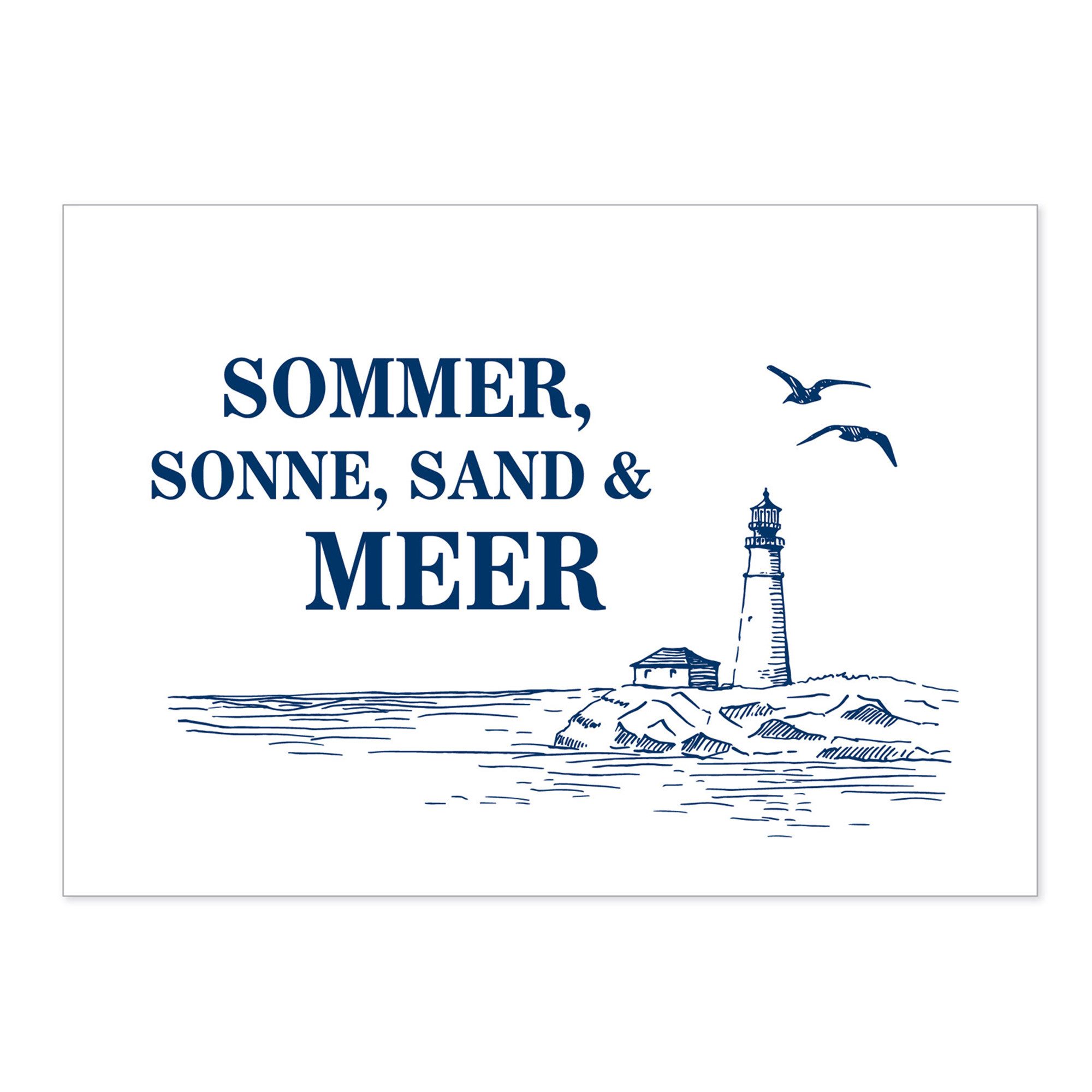Postkarte Postkarte Sommer & Meer