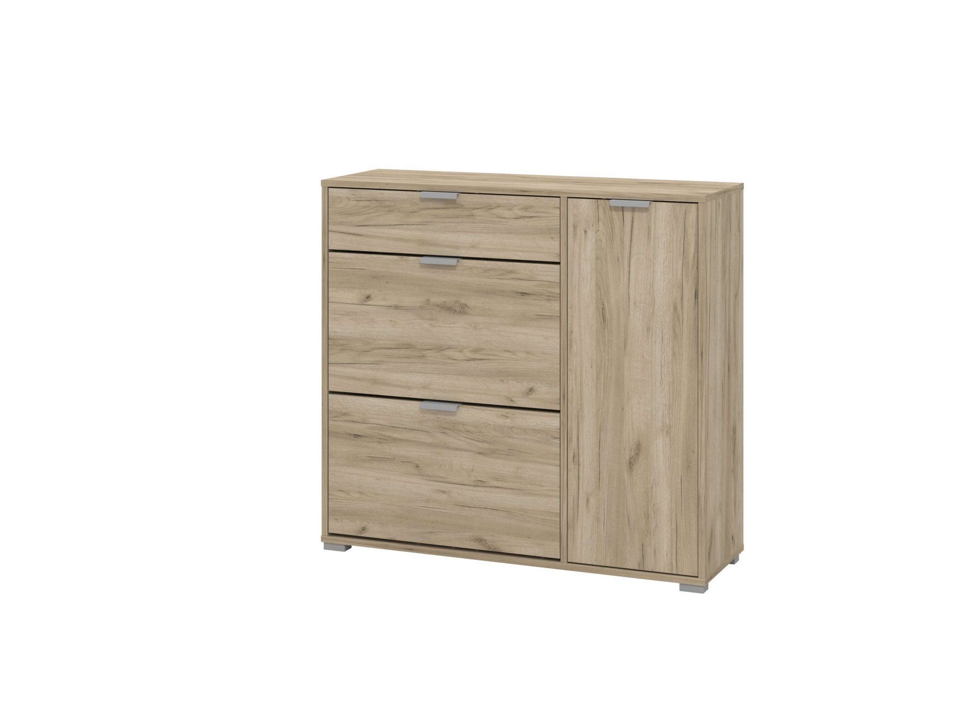 INOSIGN Schuhschrank Arco 2, Schuhkommode, Schuhregal, Breite 102 cm 2 Klappen mit Doppelschuhtrommeln, mit Schublade, in modernen Farben