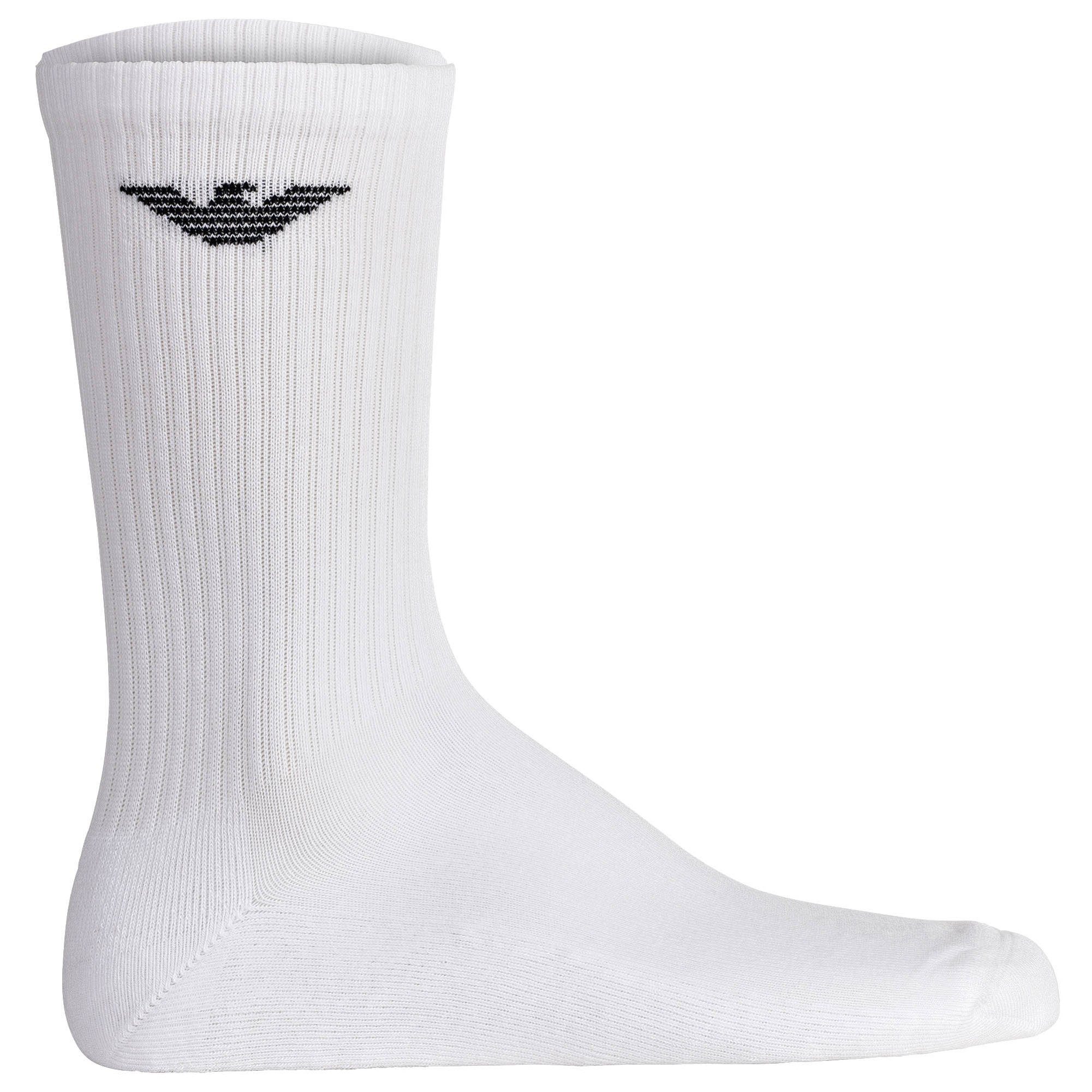 Emporio Armani Sportsocken Herren Socken 6er Pack Baumwolle SPORTY SPONGE 6P (Packung, 6er Pack)