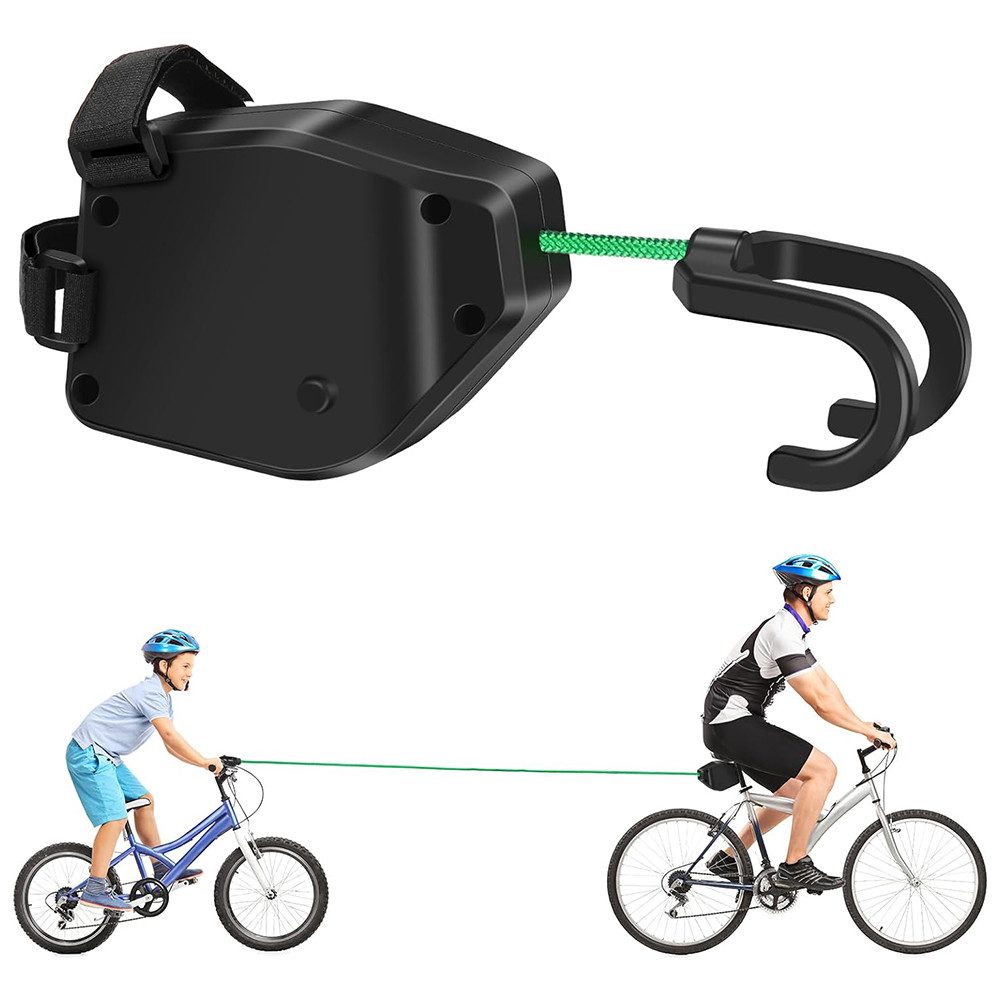 AFKSMILE Abschleppseil Fahrrad Abschleppseil Kinder, Elastisches 2.5M Fahrrad Traktionsseil, Tragfähigkeit 200 lbs für Kinderfahrräder, E-Bikes, Kinder MTB Bike