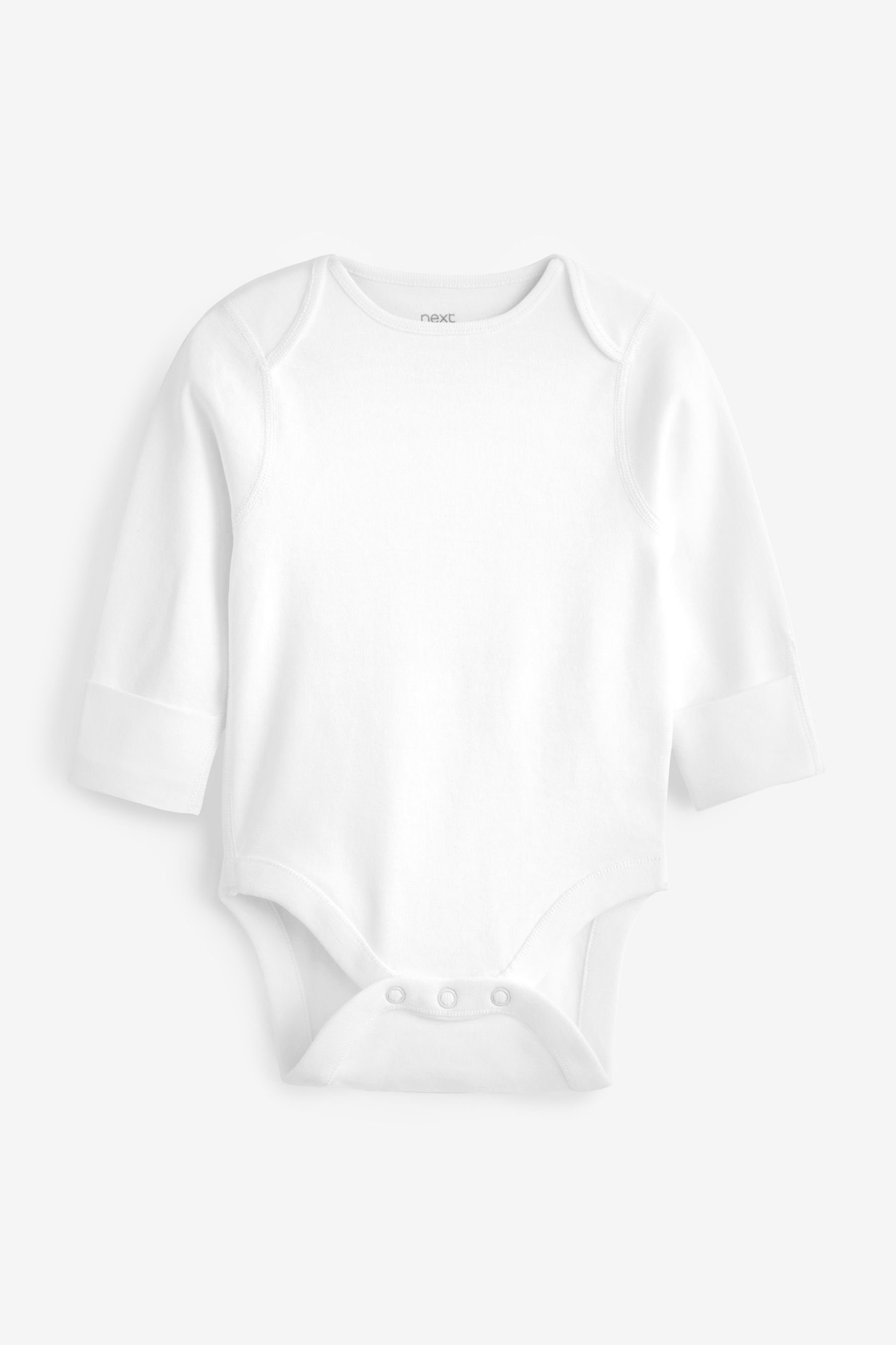 Next Langarmbody Langärmelige hautfreundliche Baby-Bodys, 3er-Pack (3-tlg)
