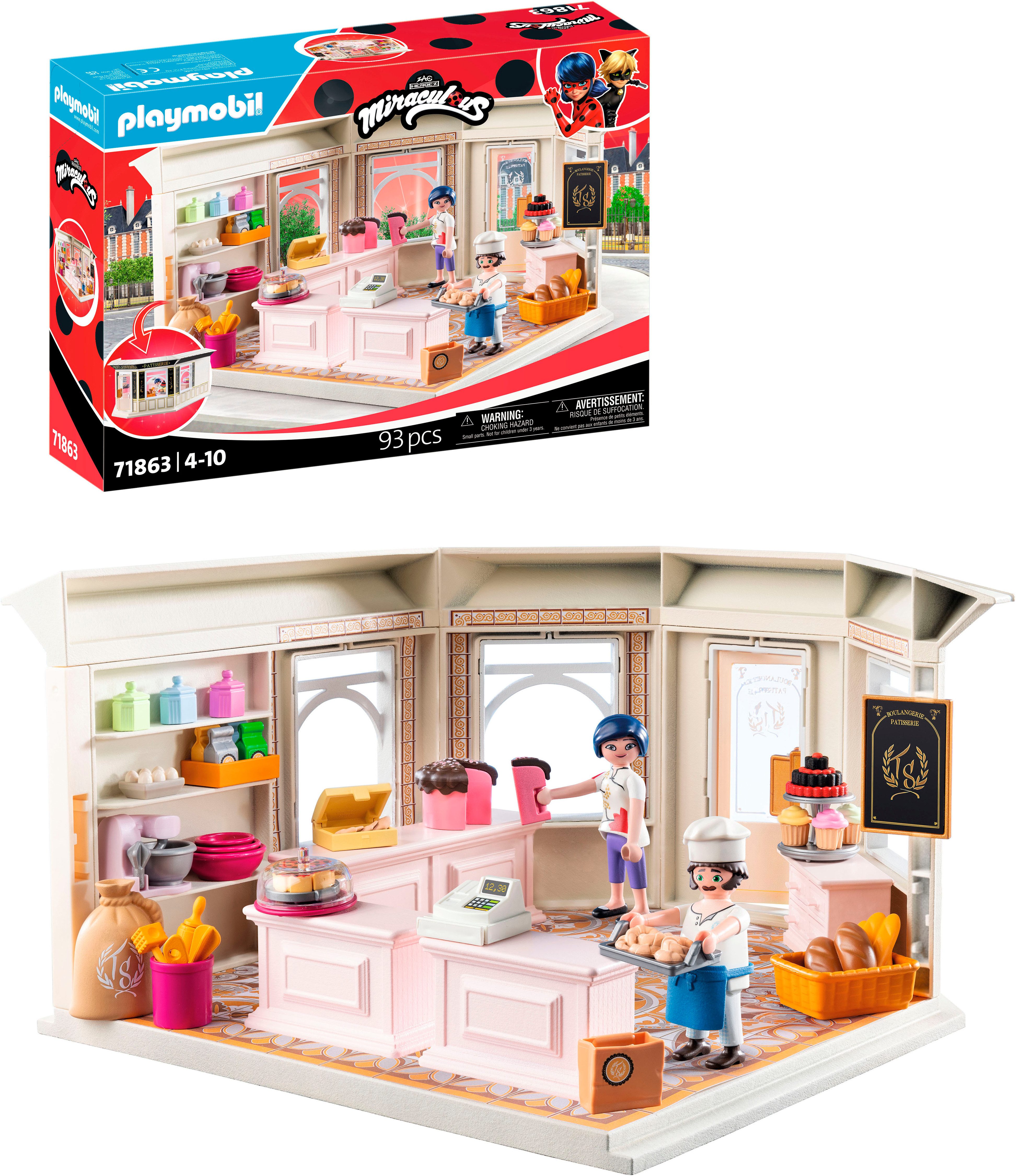 Playmobil® Miraculous: Französische Bäckerei (71863) Konstruktions-Spielset günstig online kaufen