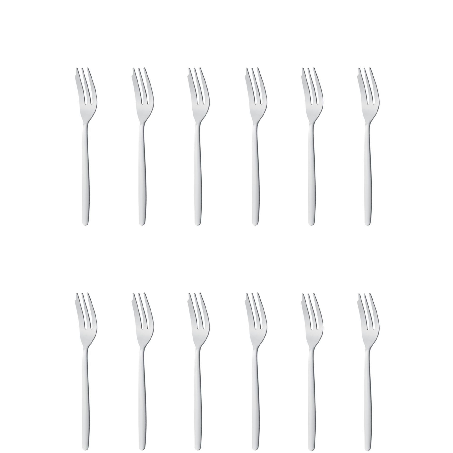 GRÄWE Kuchengabel (12 Stück), GRÄWE Kuchengabeln 12 Stück geschrumpft FRANKFURT