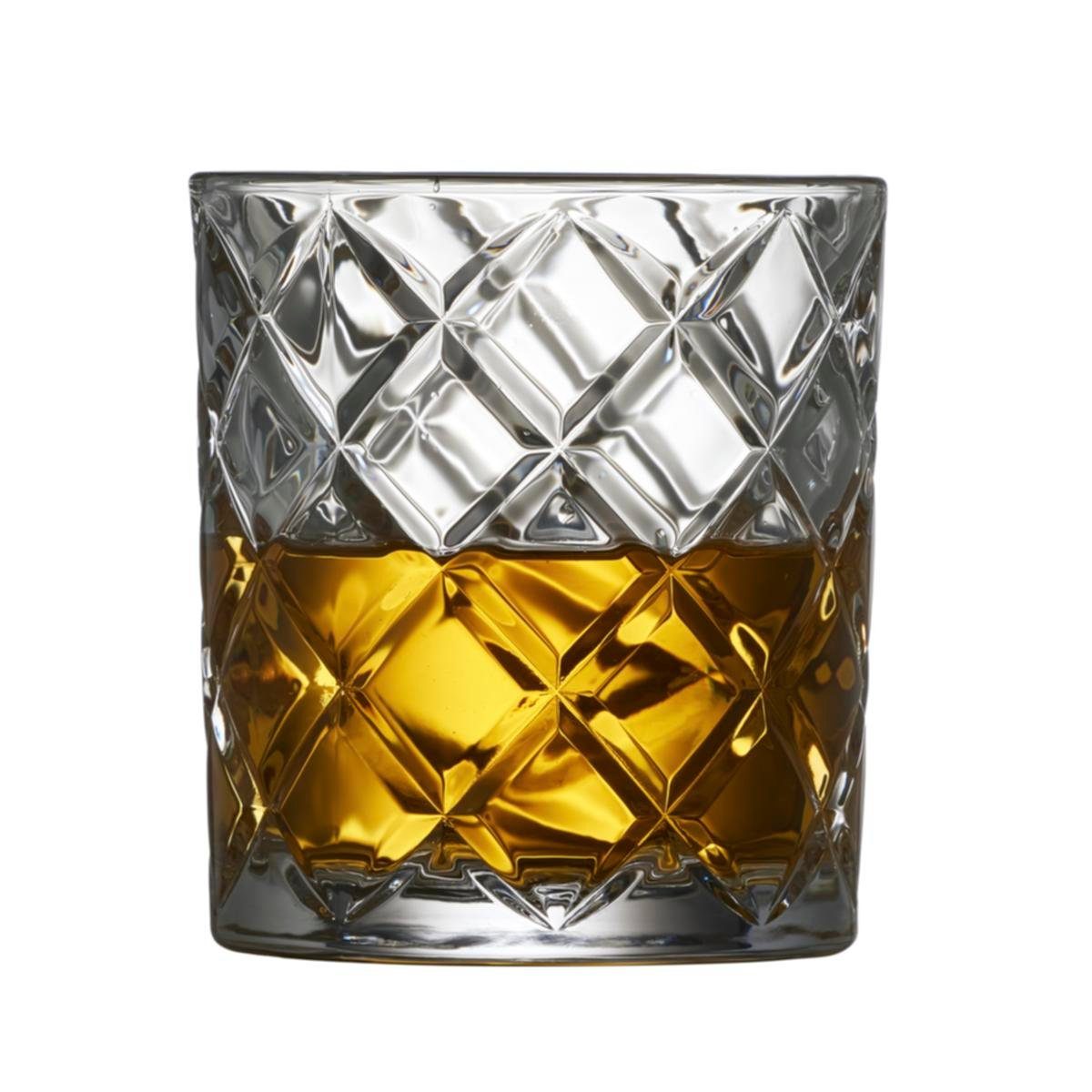 Glas - Lyngby Trinkglas Set Whiskyglas LYNGBY-GLAS 6er 35cl, Whiskyglas ca je Diamant-Serie