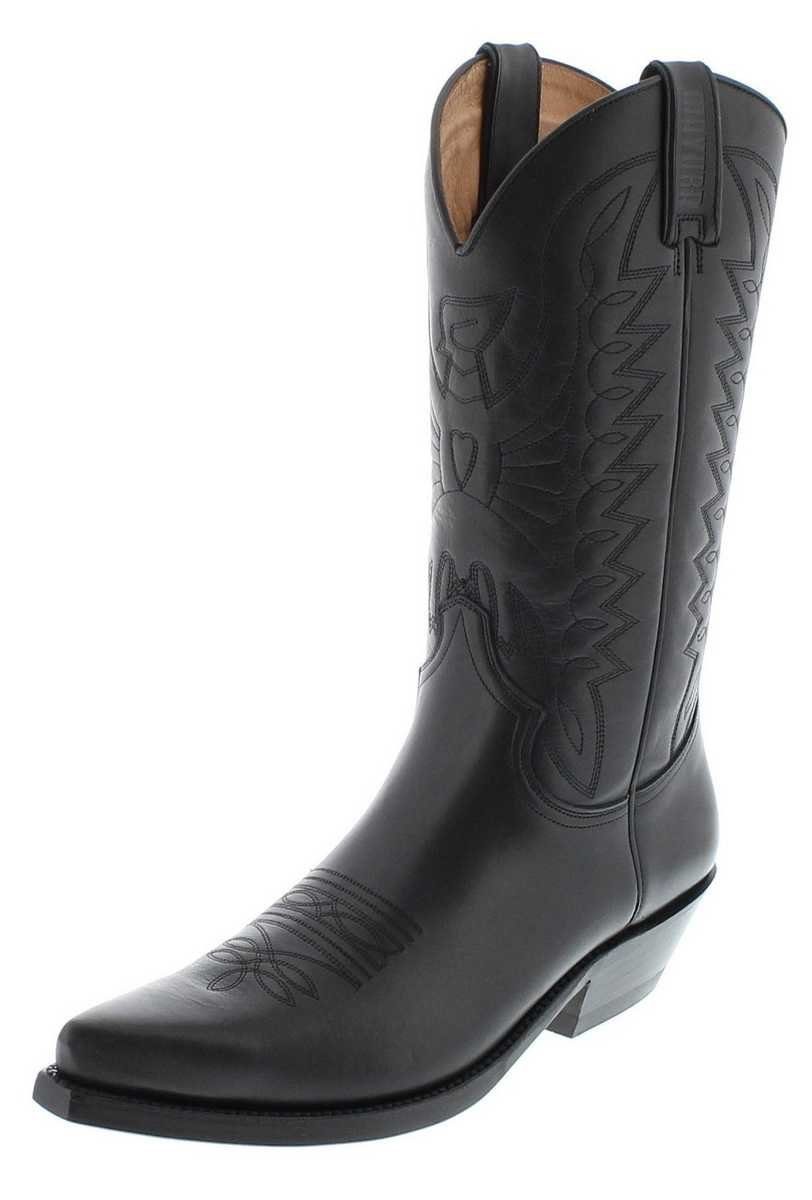 Mayura Boots 1920 Schwarz Cowboystiefel Rahmengenähter Westernstiefel