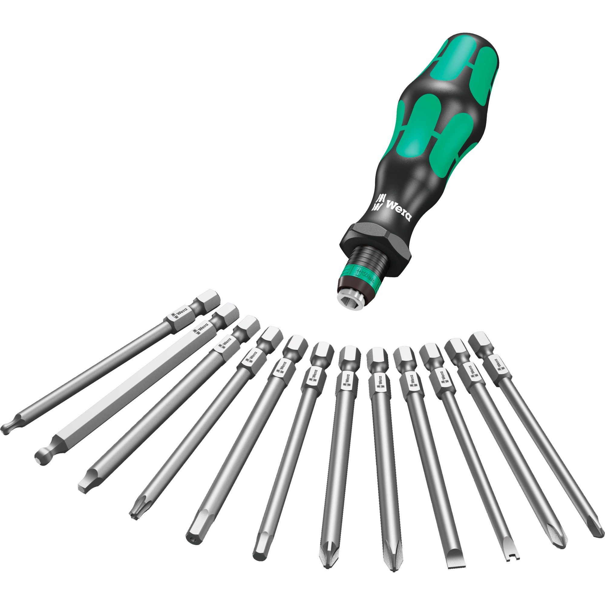 Wera Werkzeugset Wera Kraftform Kompakt 60 Imperial, 17-teilig, (17-tlg)