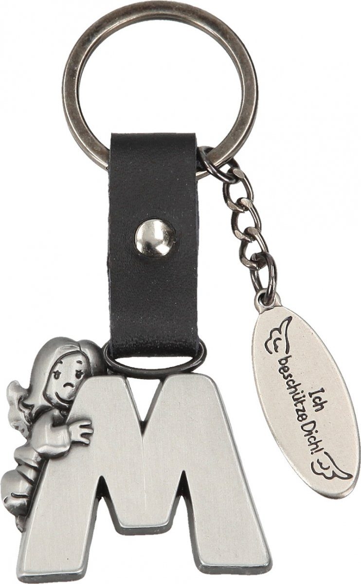 Schlüsselanhänger Schutzengel Buchstabe Alphabet Anhänger Beschützer Talisman