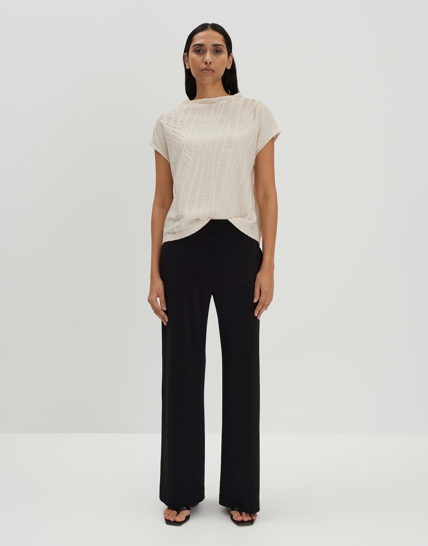 someday Kurzarmshirt KILAJA RESORT Regular mit 3D Struktur