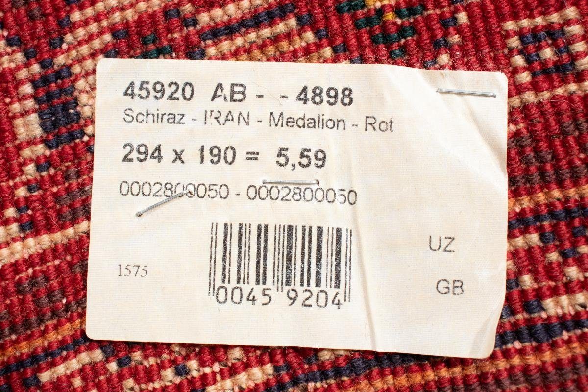 191x293 Trading, Orientteppich Höhe: Handgeknüpfter mm 10 Perserteppich, Orientteppich Nain rechteckig, / Shiraz