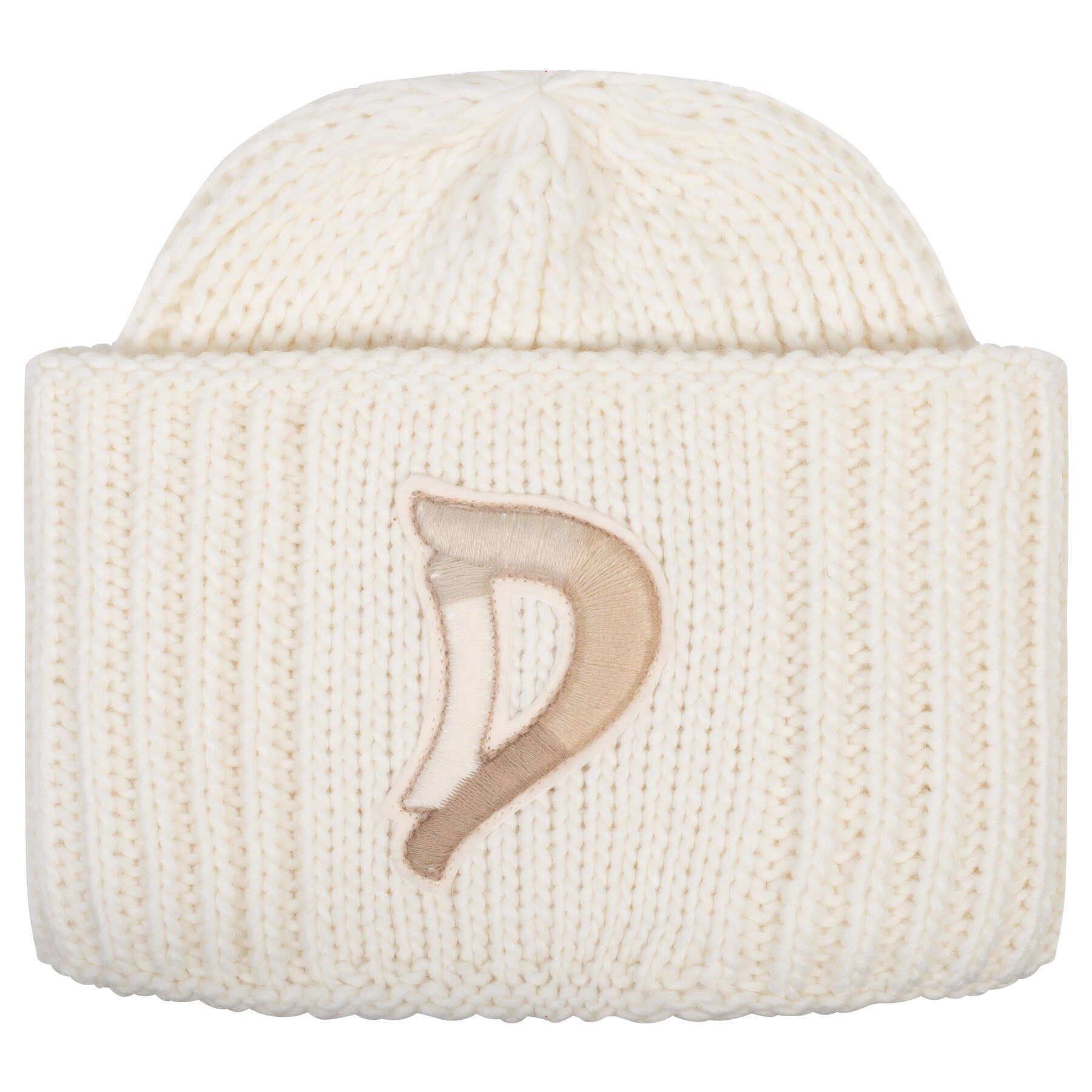DONDUP Logo-Patch Strickmütze Mütze mit