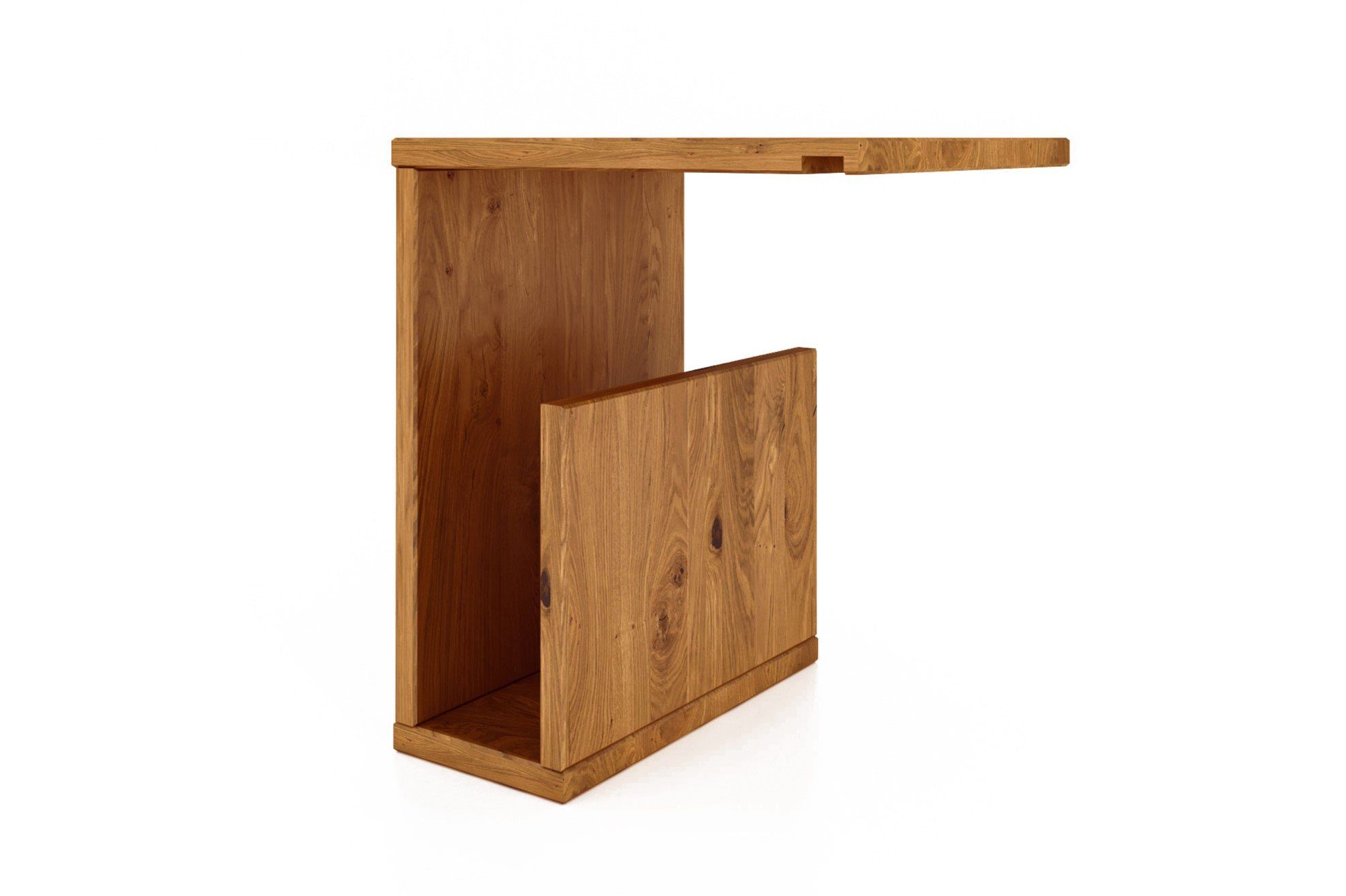 byoak Nachtkommode VENTO aus Massivholz, Naturgeölt